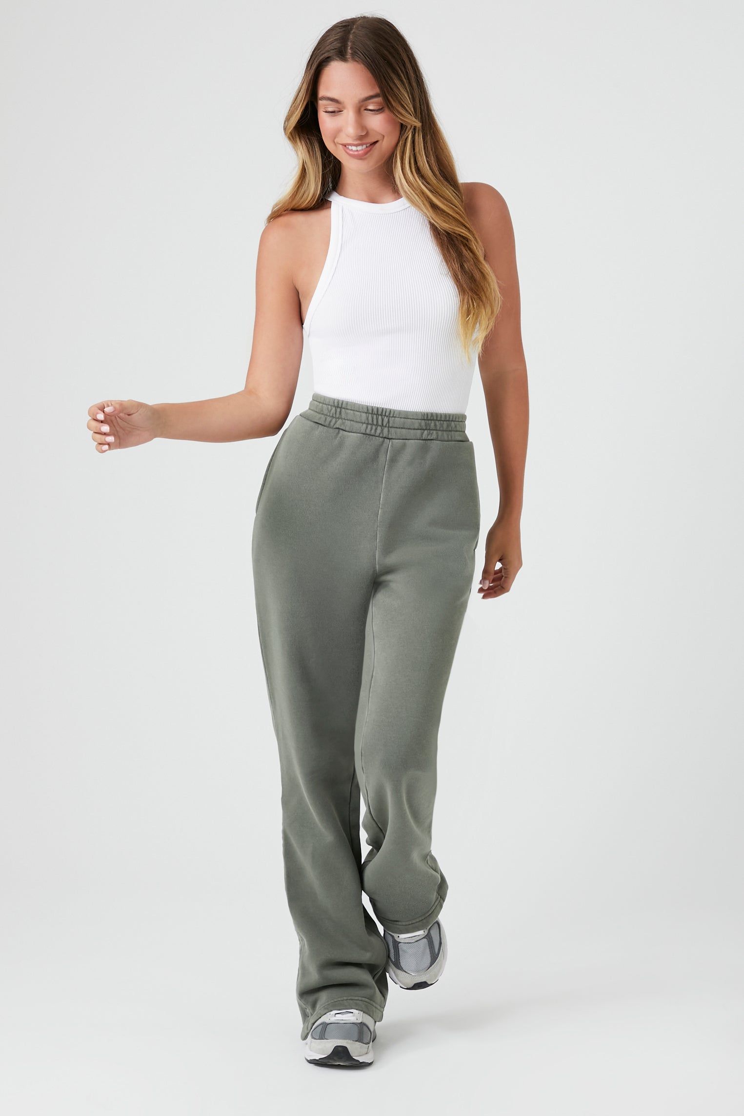 Solid Fleece Sweatpant sold by Urban Planet product image thumbnail 5