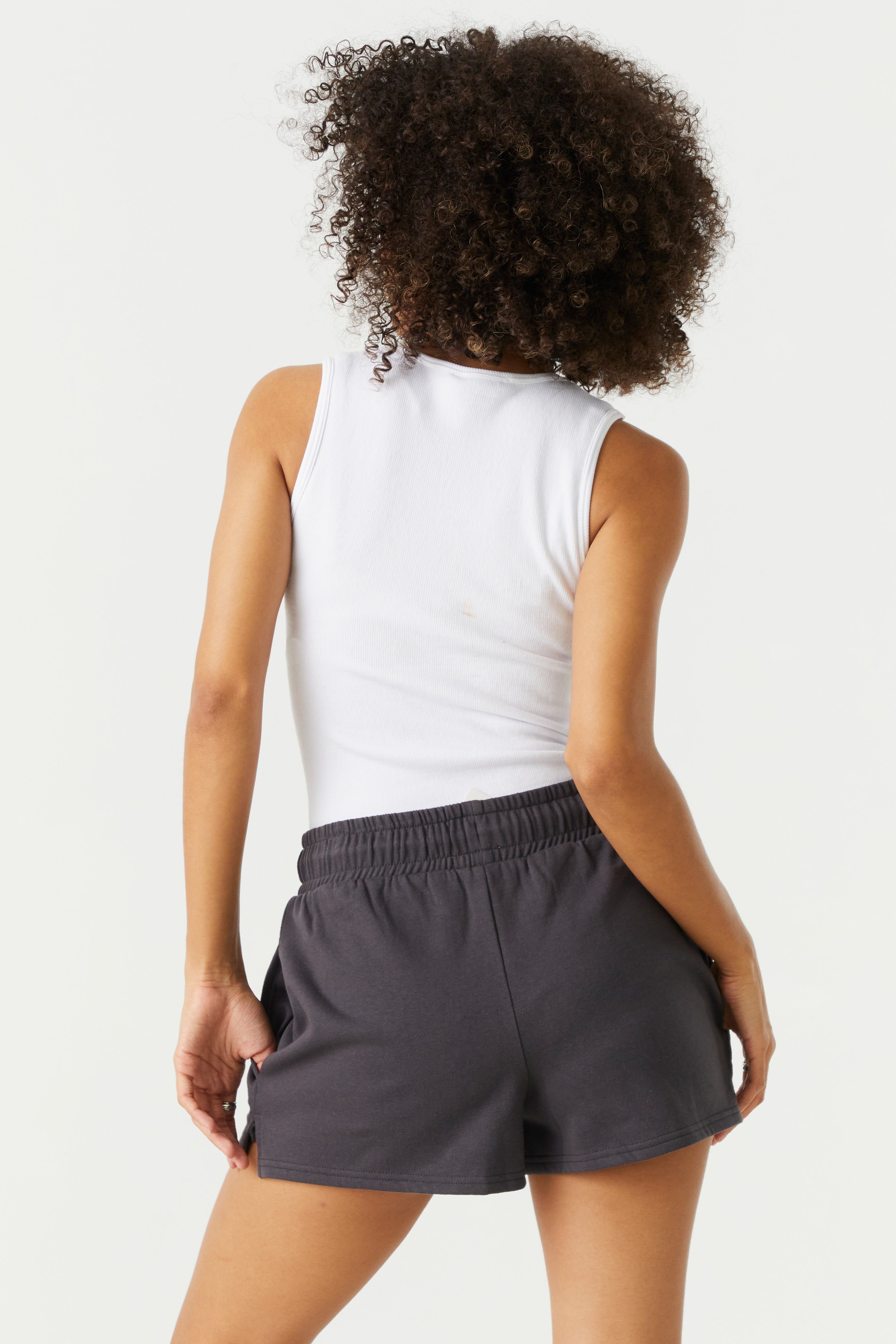High Rise Fleece Drawstring Short sold by Urban Planet product image thumbnail 8