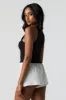 Ribbed High Neck Cropped Tank sold by Urban Planet