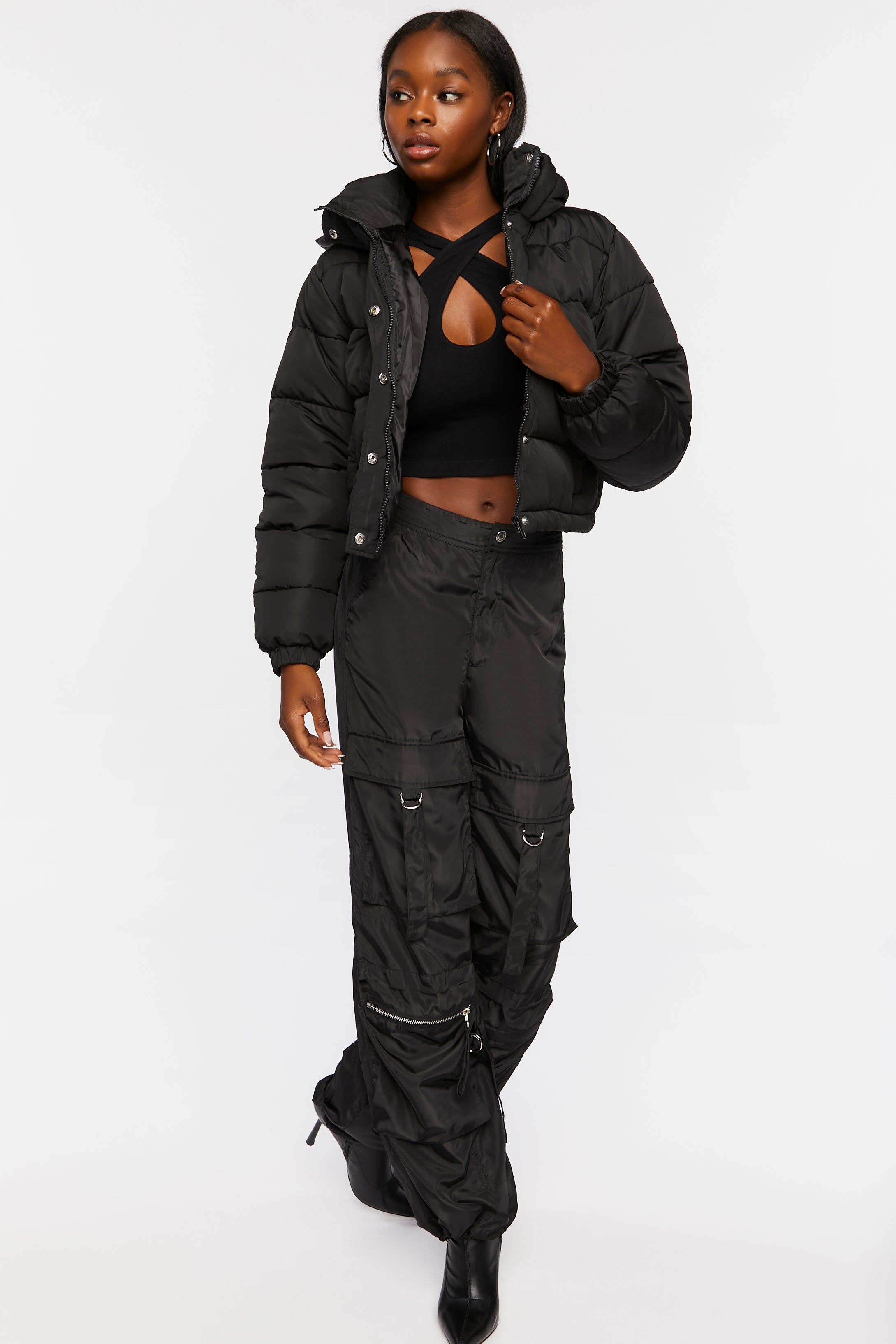 Hooded Puffer Jacket sold by Urban Planet product image thumbnail 7