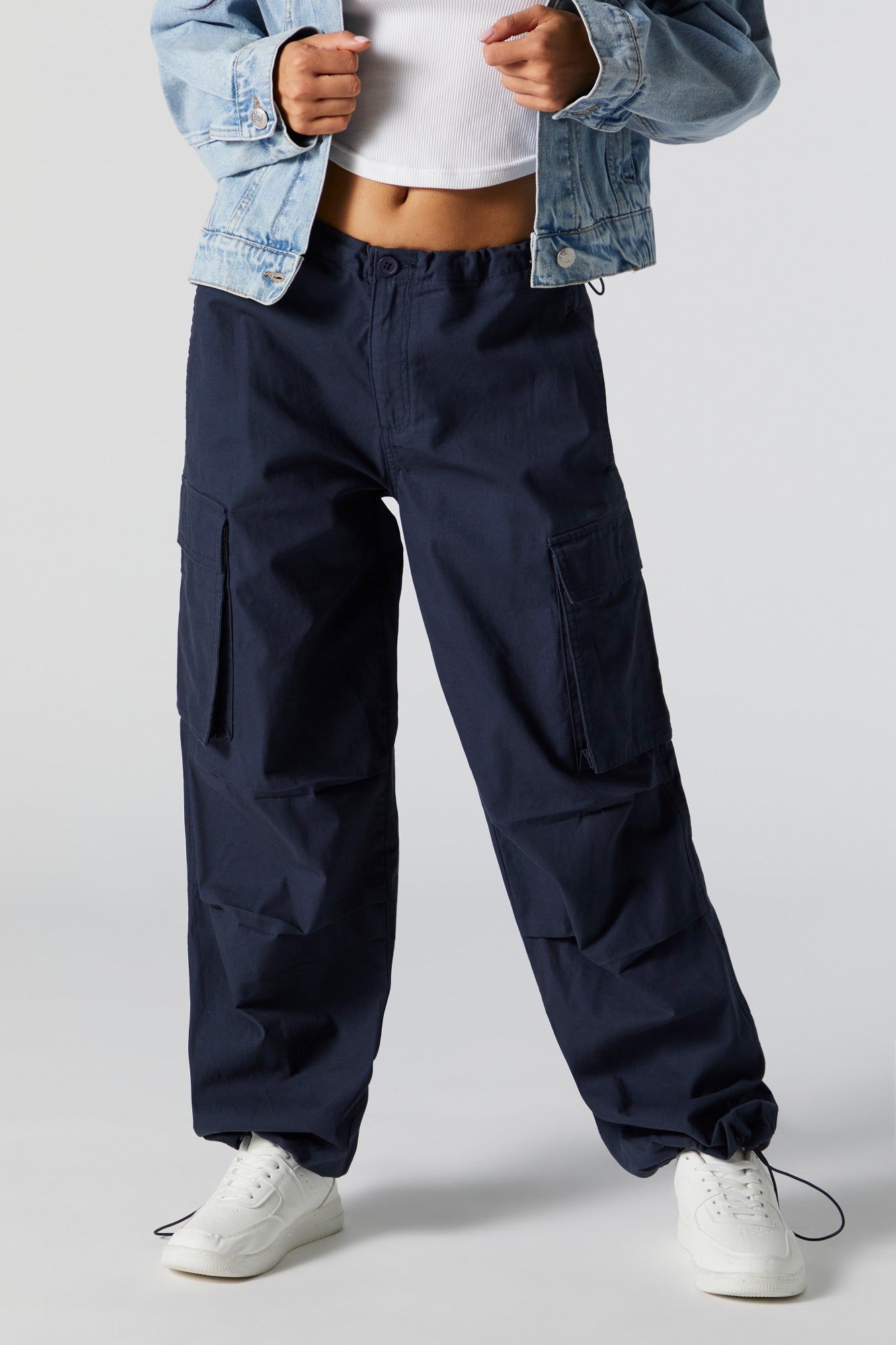 Coloured Cargo Parachute Pant sold by Urban Planet product image thumbnail 4