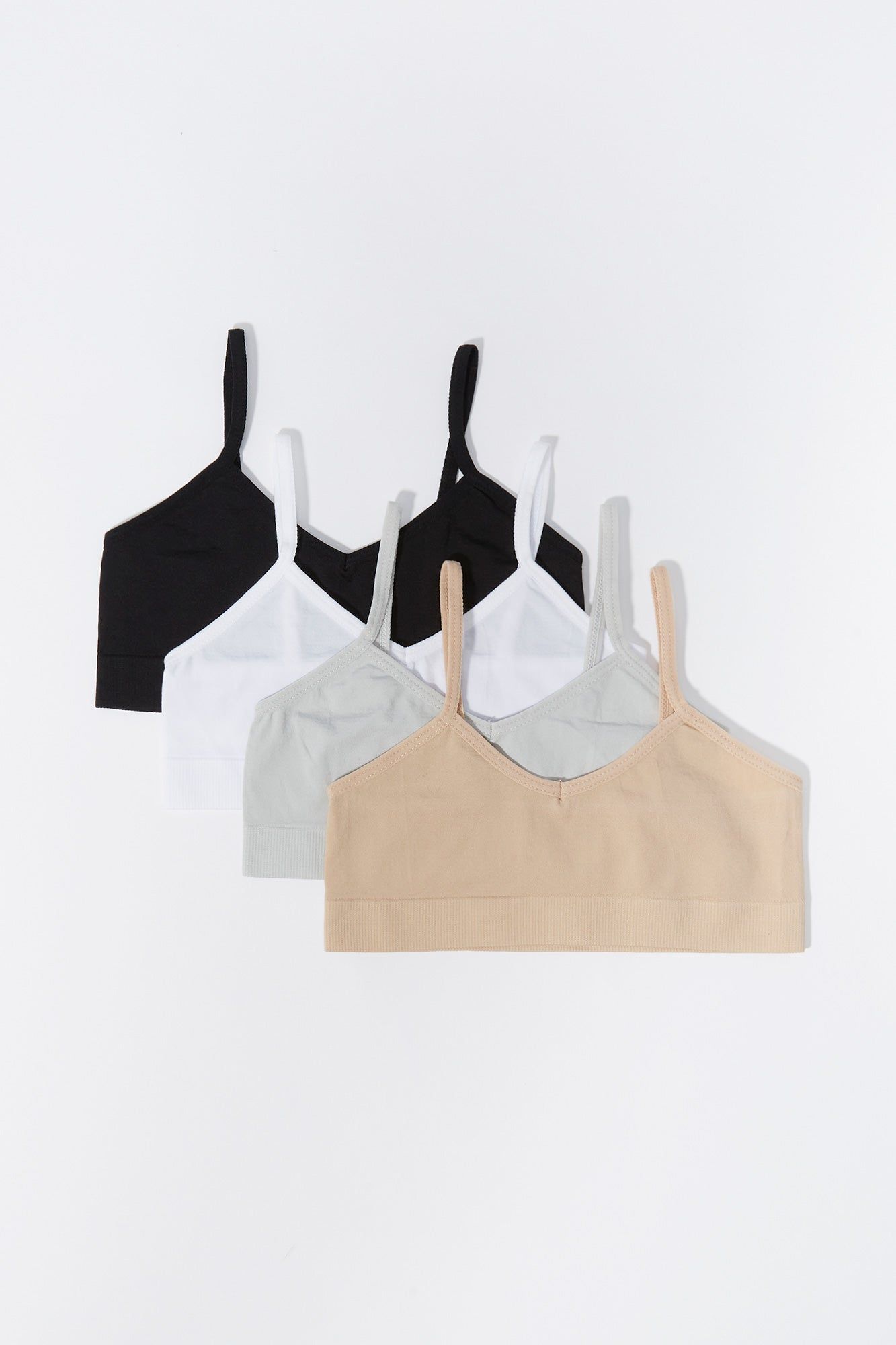 Bralette noir sans couture pour fille (Paqut de 4) sold by Urban Planet