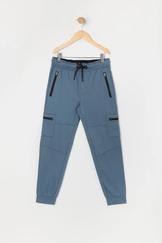 Boys Active Soft Cargo Jogger sold by Urban Planet