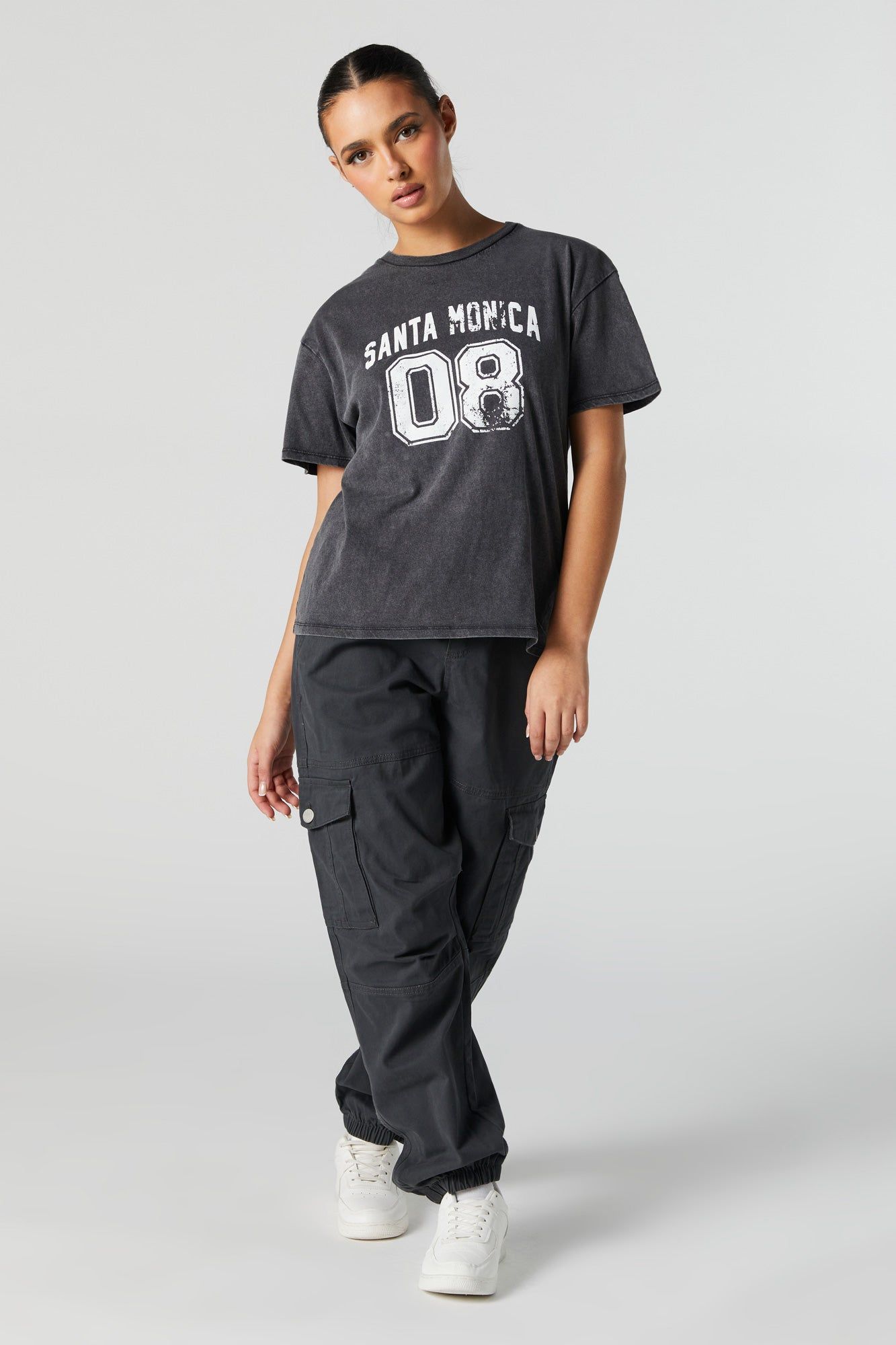 Santa Monica Graphic Boyfriend T-Shirt sold by Urban Planet product image thumbnail 3