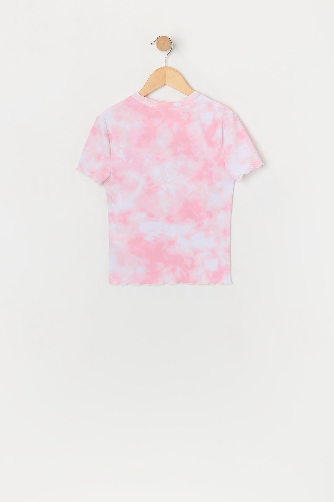 Girls Tie Dye Lettuce Hem Baby T-Shirt sold by Urban Planet product image thumbnail 2