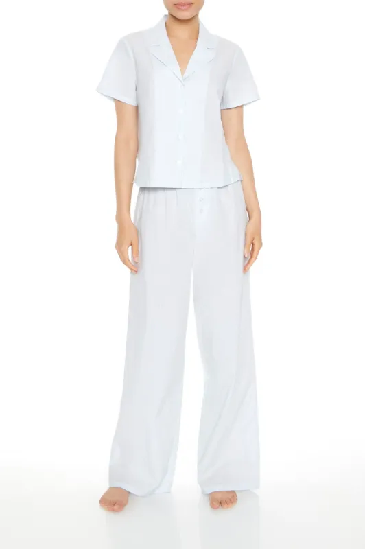 Ensemble pyjama avec chemisier et pantalon rayés sold by Urban Planet