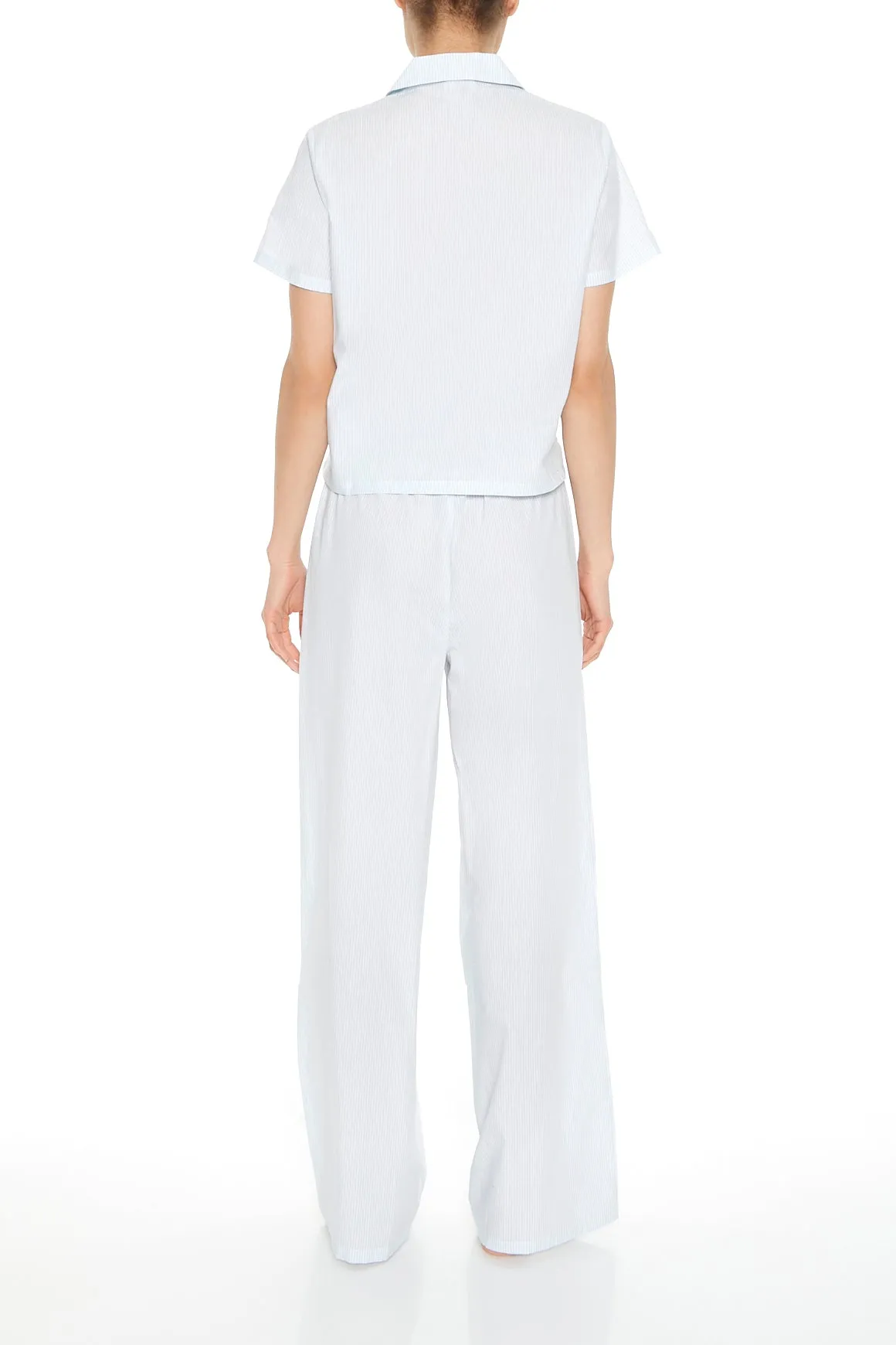 Ensemble pyjama avec chemisier et pantalon rayés sold by Urban Planet product image thumbnail 3