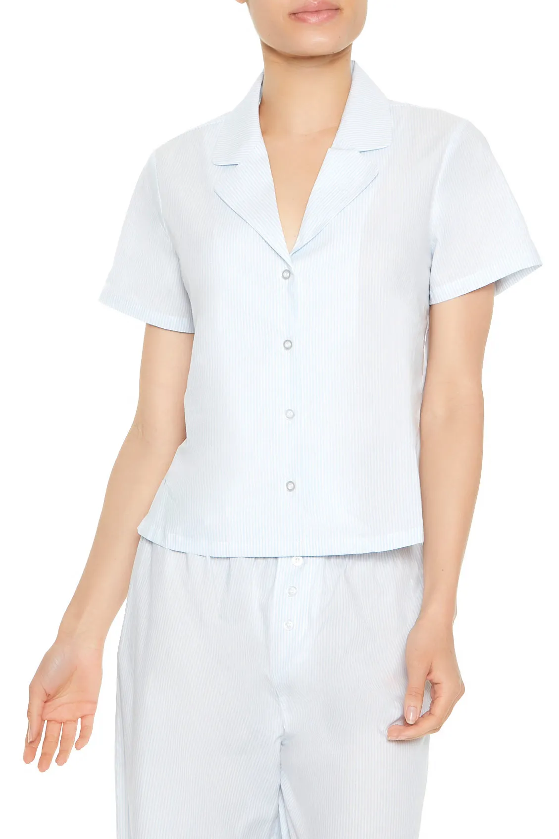 Ensemble pyjama avec chemisier et pantalon rayés sold by Urban Planet product image thumbnail 2