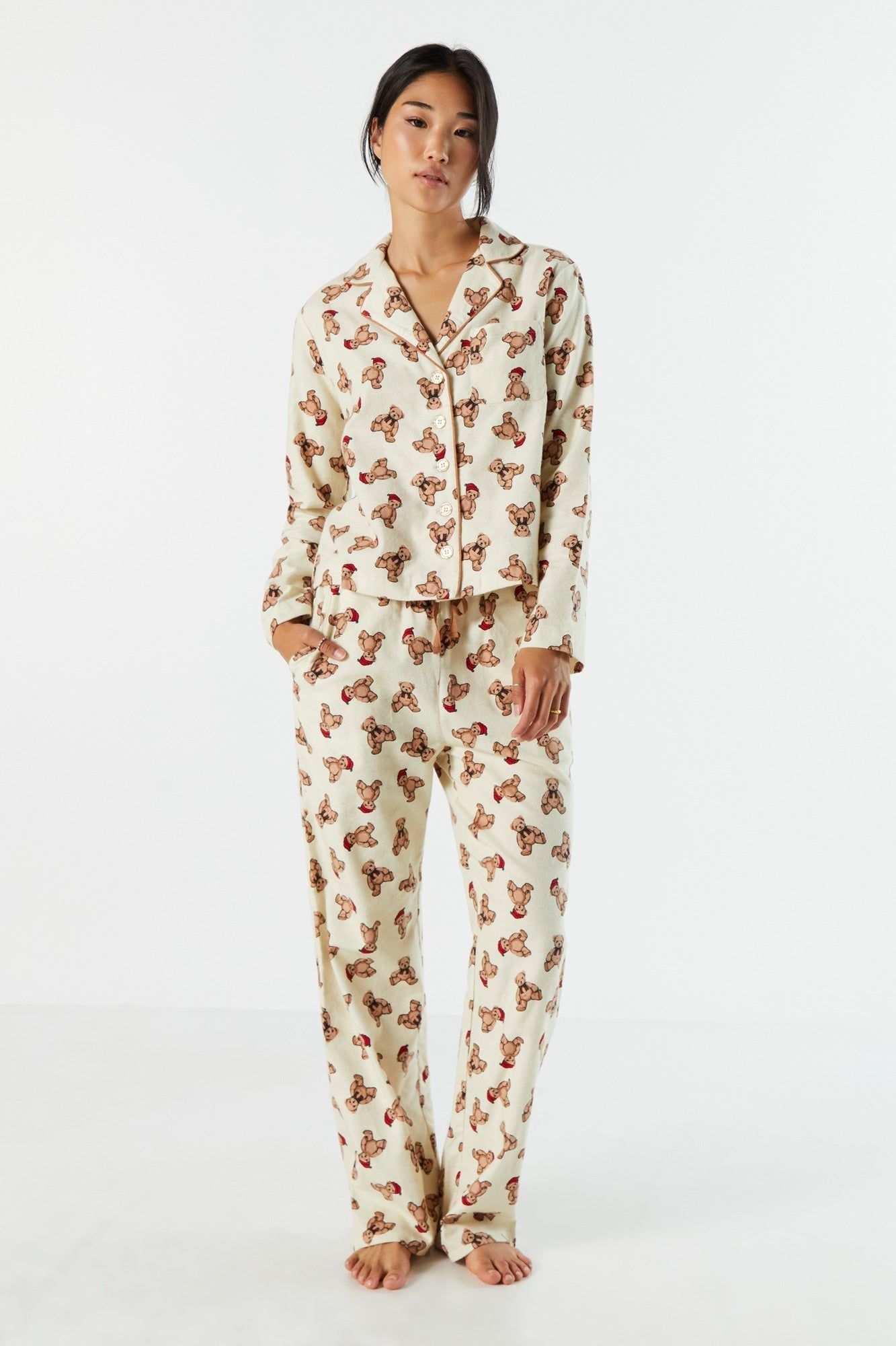 Printed Flannel Pajama Pant sold by Urban Planet