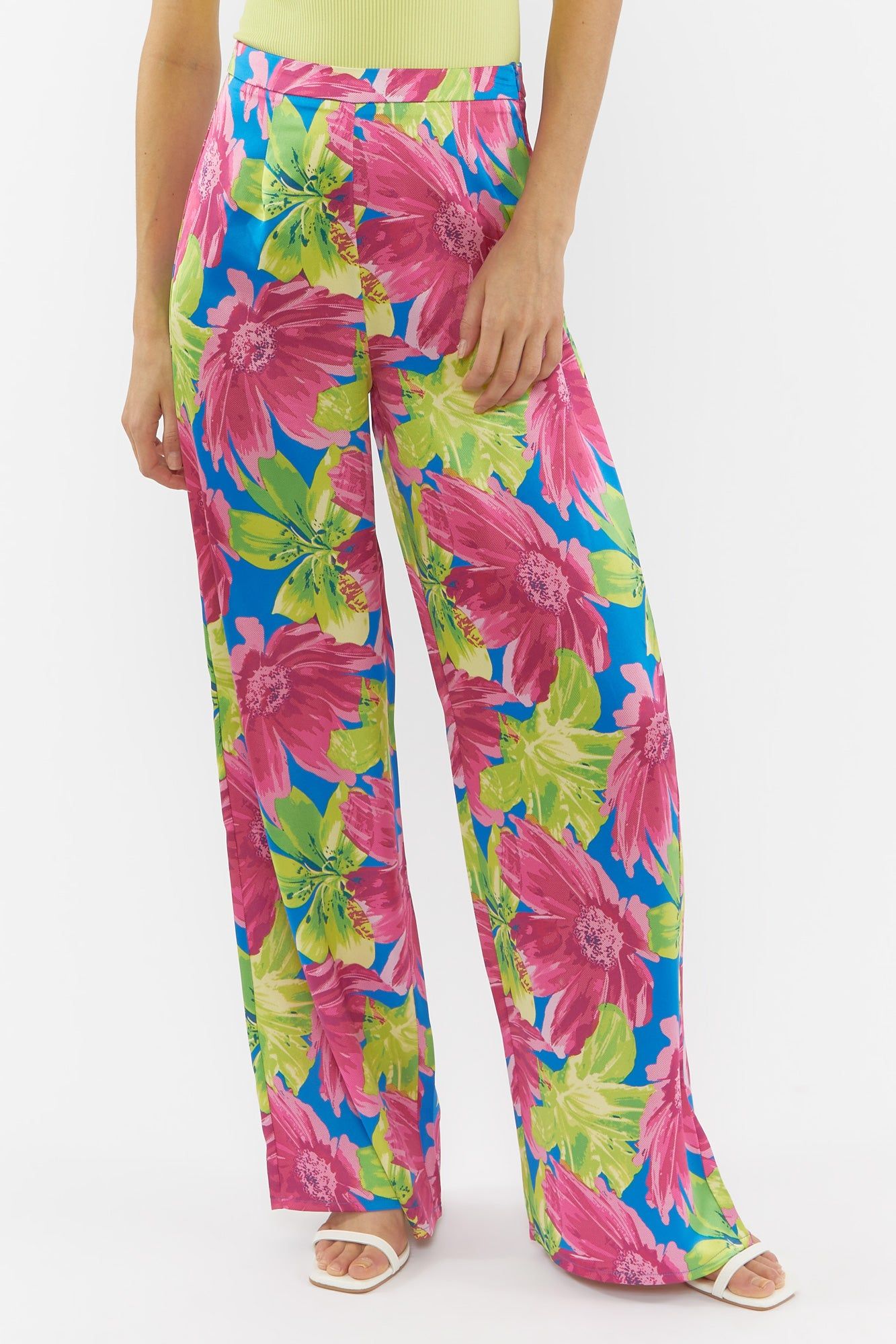 Floral Print Wide Leg Pant sold by Urban Planet product image thumbnail 2
