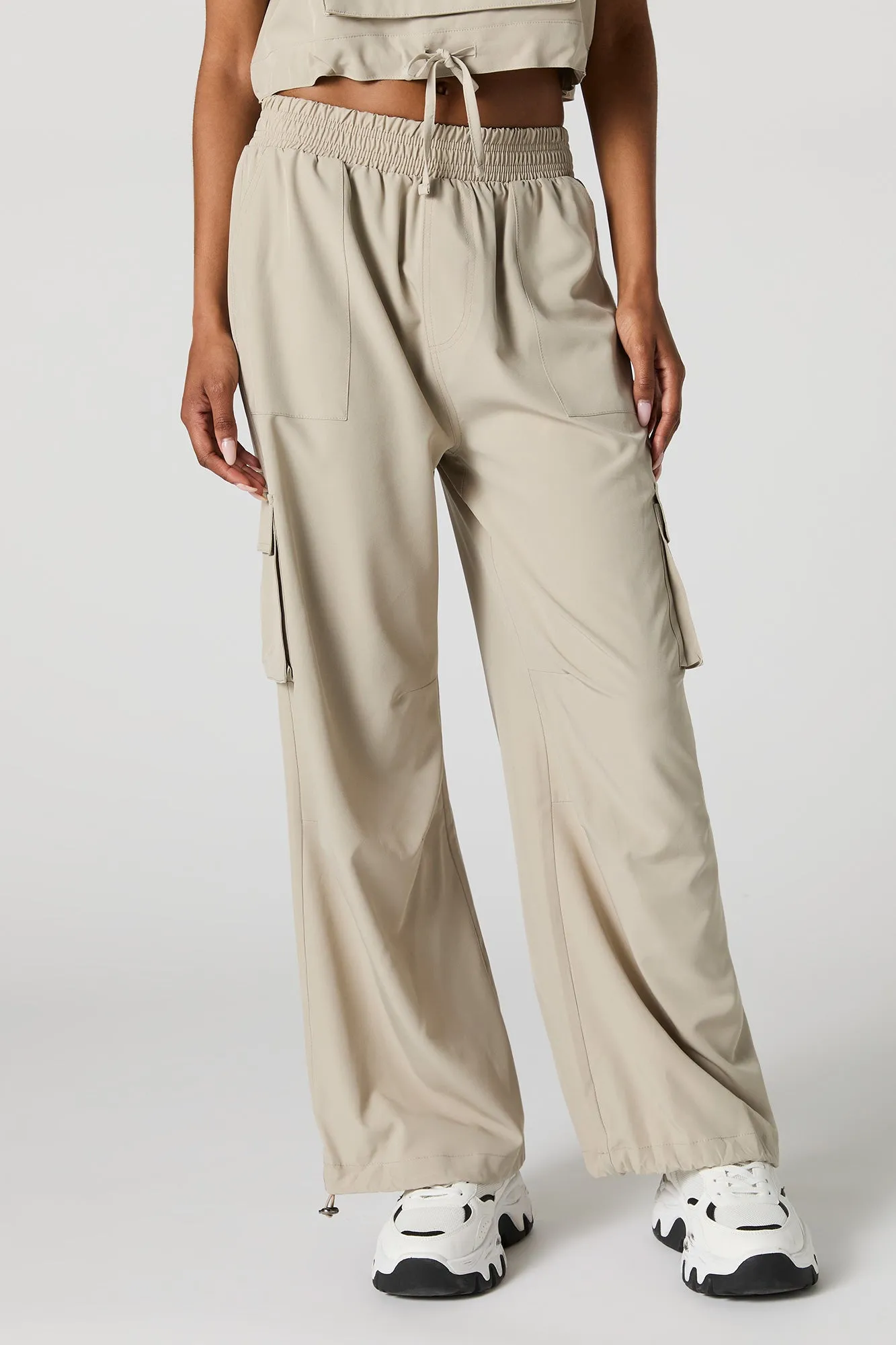 Pantalon cargo à jambe droite avec ourlet à barillet sold by Urban Planet product image thumbnail 2