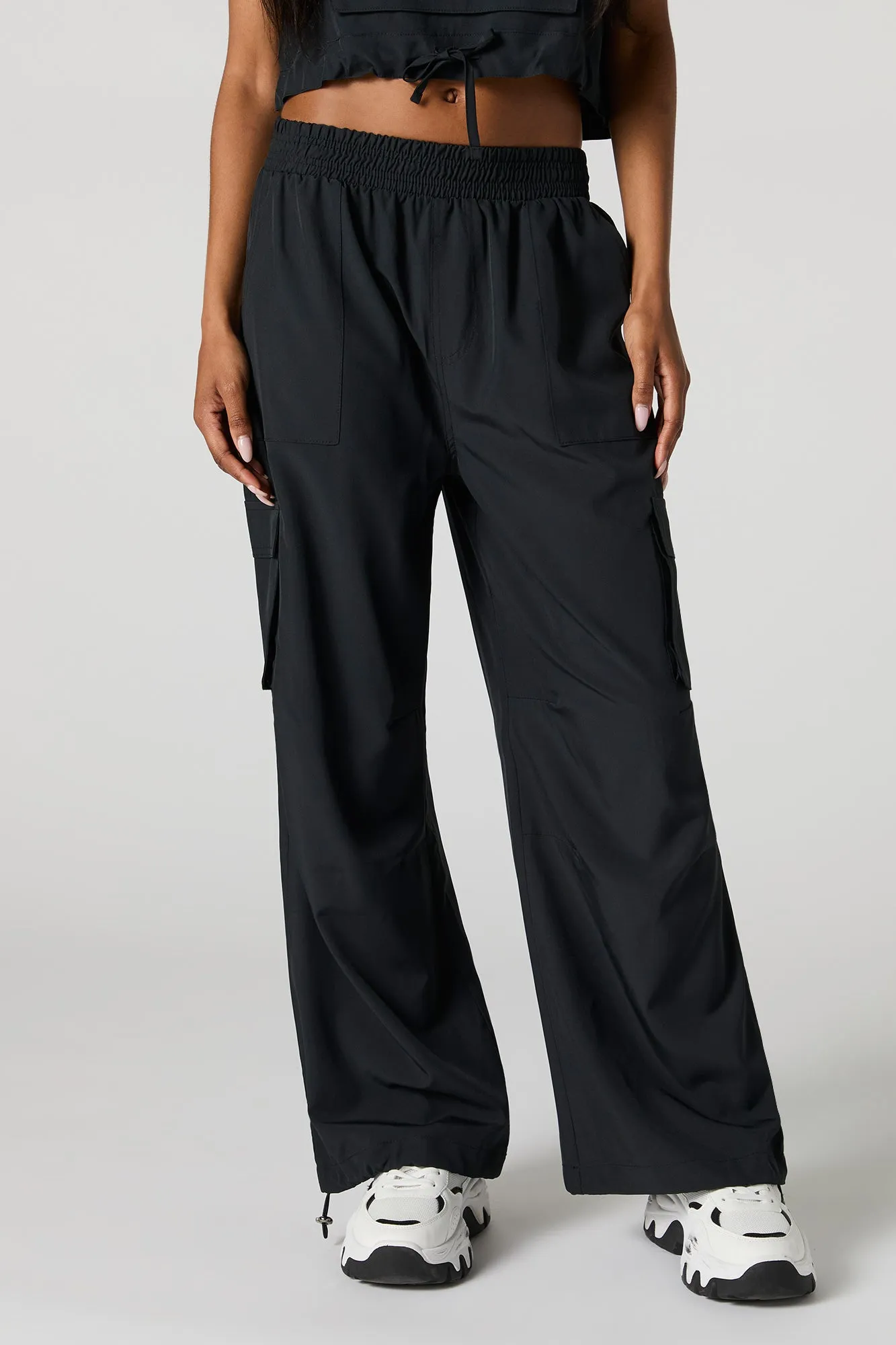 Pantalon cargo à jambe droite avec ourlet à barillet sold by Urban Planet product image thumbnail 5