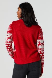 Red Fairisle Knit Xmas Sweater sold by Urban Planet