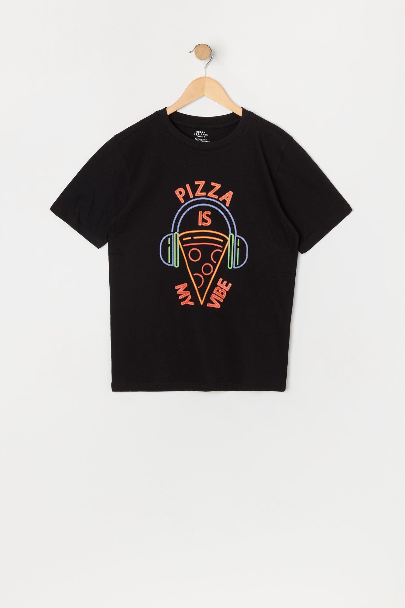 Boys Pizza Is My Vibe Graphic T-Shirt sold by Urban Planet