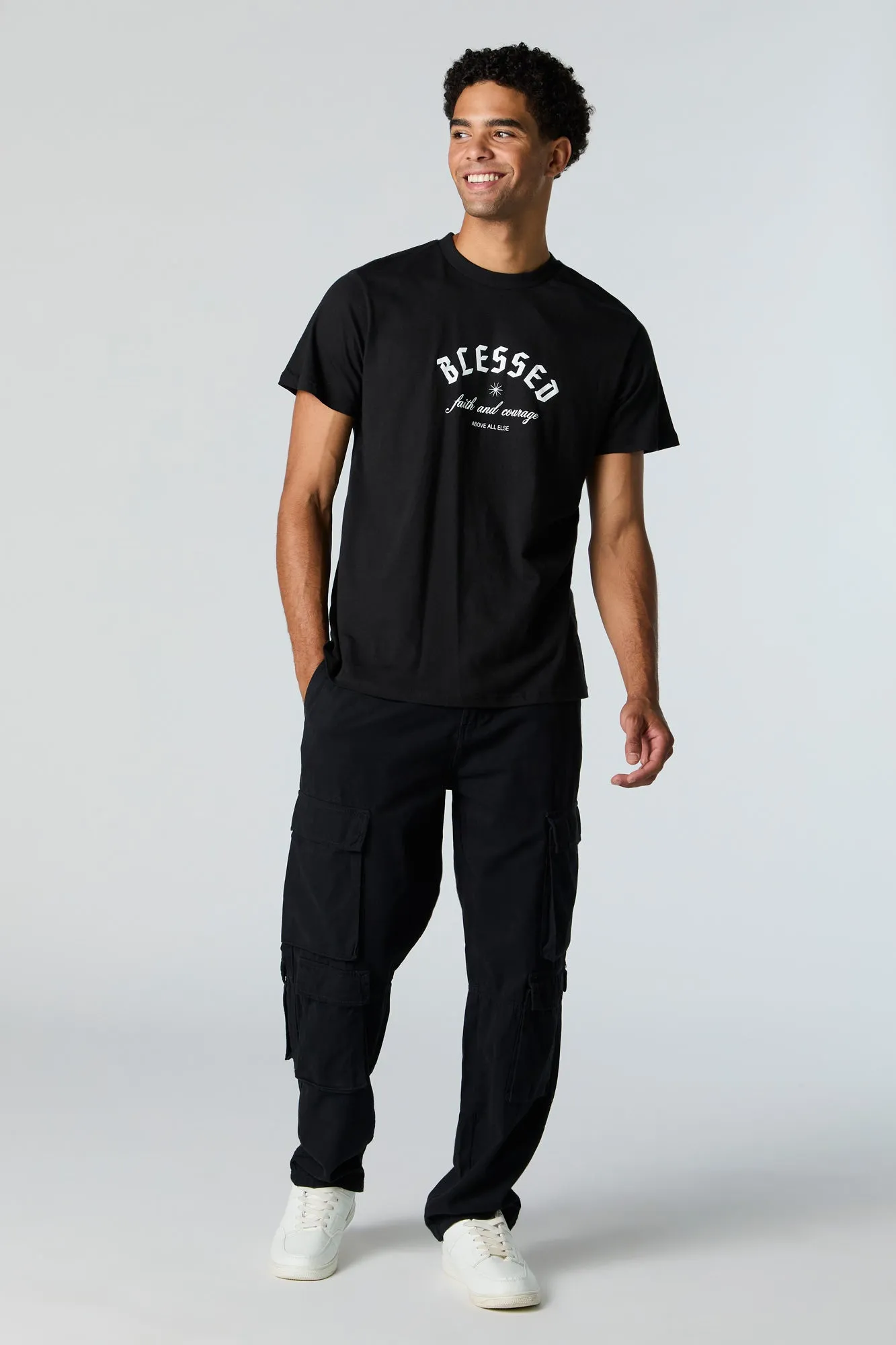 Blessed Graphic T-Shirt sold by Urban Planet product image thumbnail 2