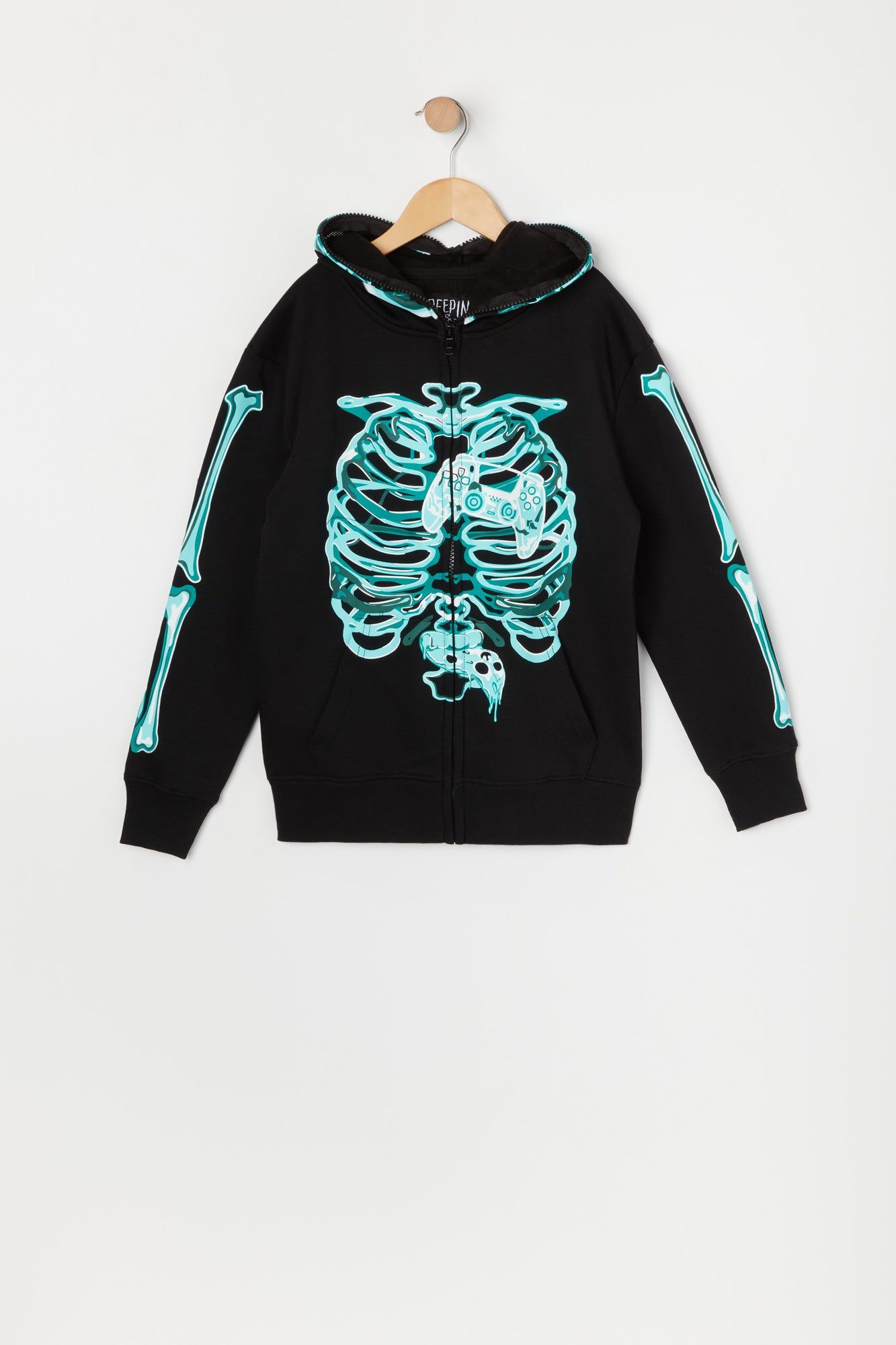 r.r.y.y様 Heads or Tails Men's Bling Rhinestone Geometric 3D Skull