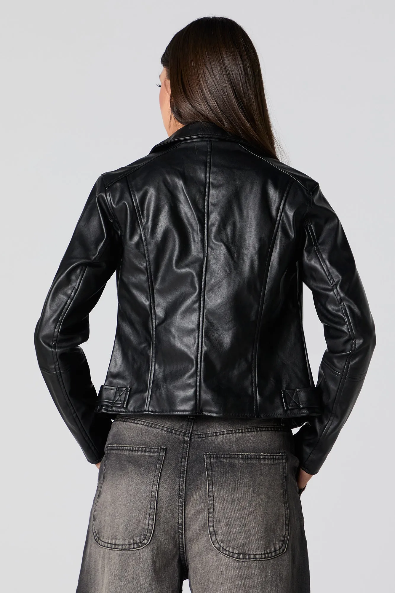Jacket de moto en similicuir sold by Urban Planet product image thumbnail 2