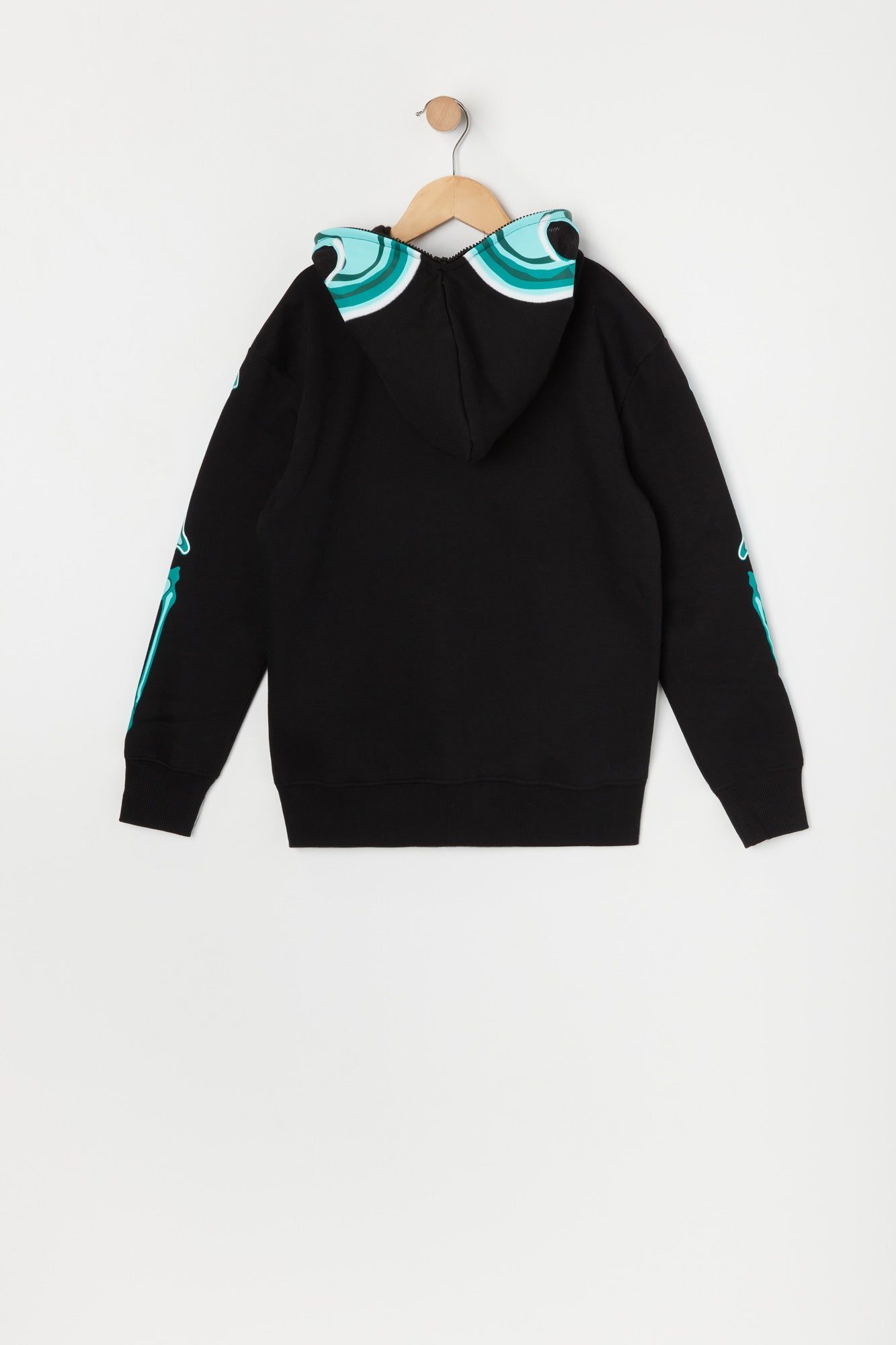 Boys X-Ray Skeleton Full Zip Hoodie sold by Urban Planet product image thumbnail 3