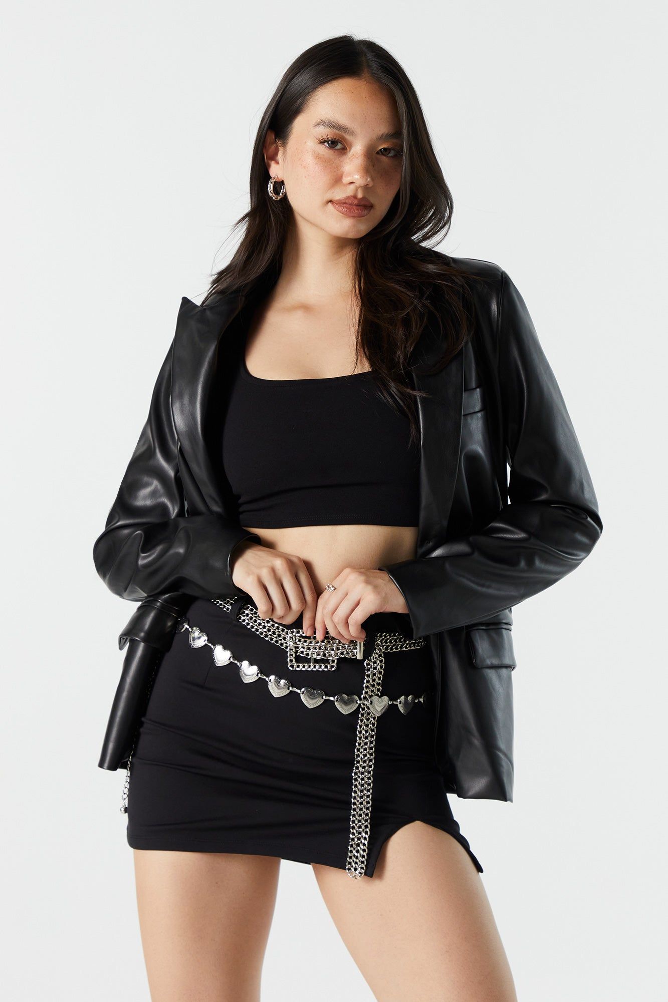 Slit Mini Skirt sold by Urban Planet