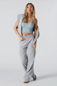 Camisole côtelée sans couture à encolure en V sold by Urban Planet