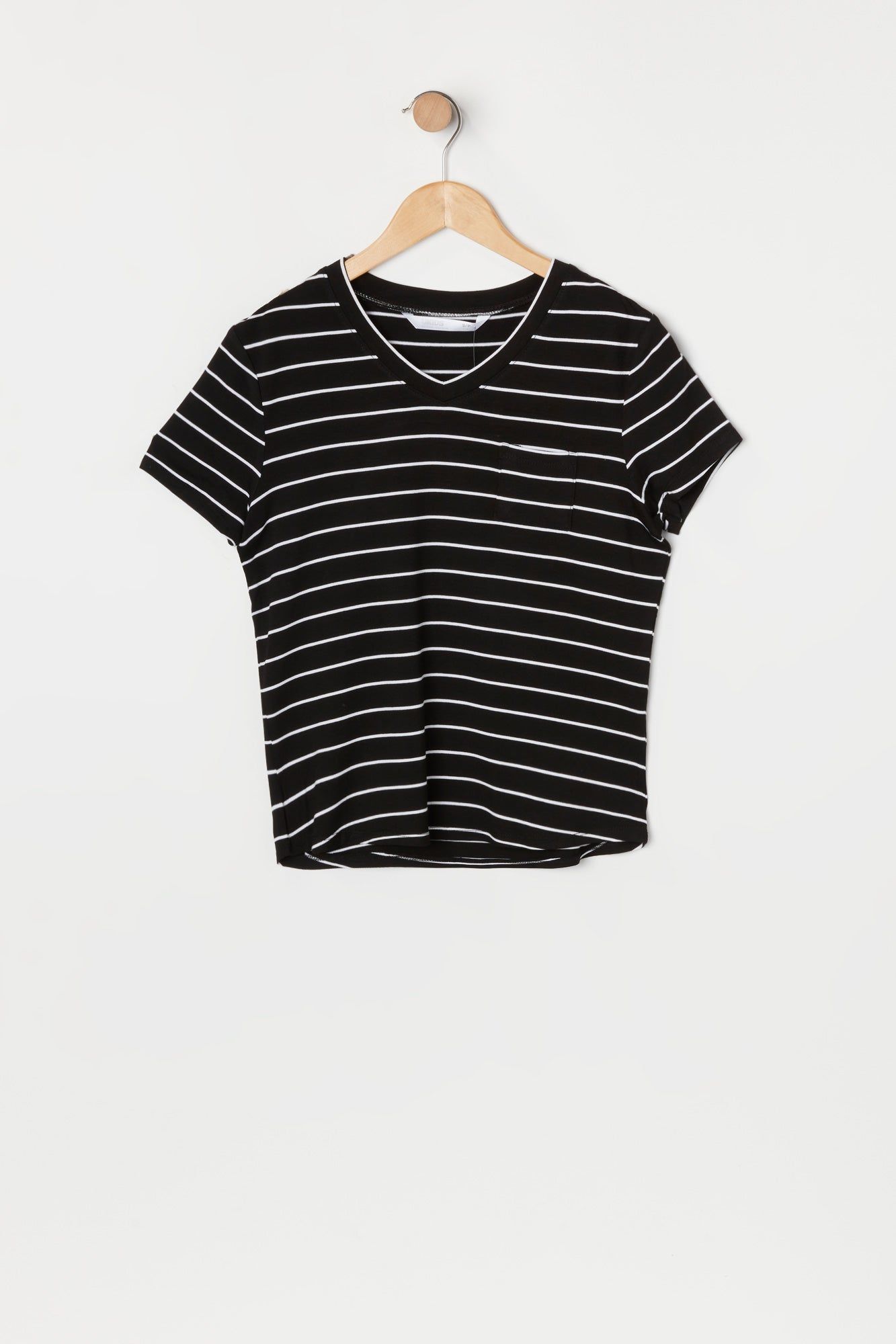 T-shirt décontracté rayé avec poche pour fille sold by Urban Planet