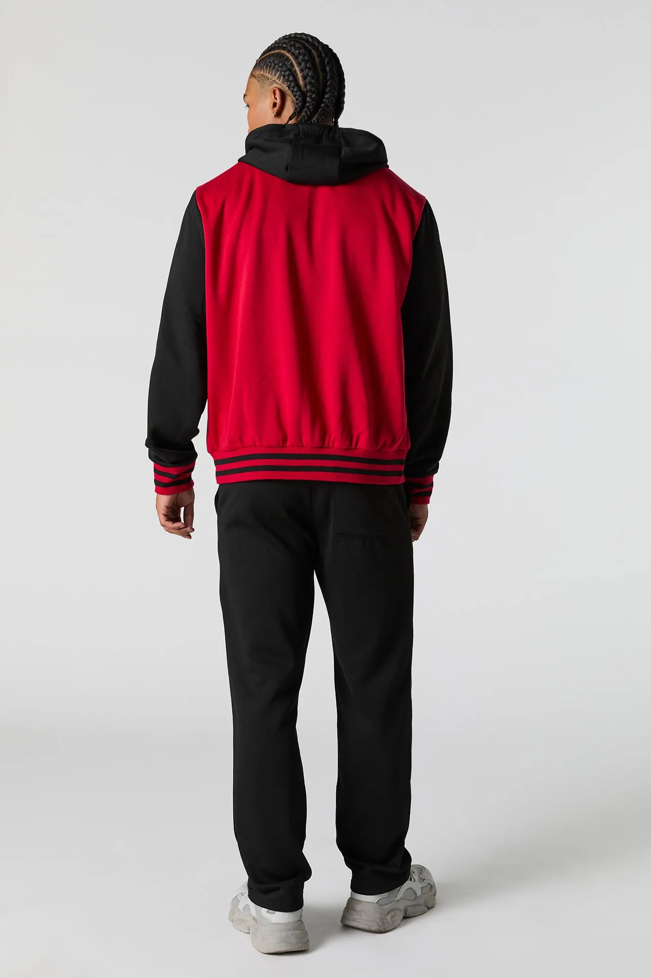 Bear Embroidered Fleece Varsity Sweatpant sold by Urban Planet product image thumbnail 3