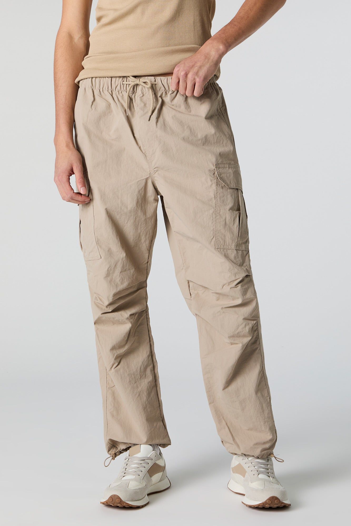 Pantalon parachute cargo en nylon sold by Urban Planet product image thumbnail 5