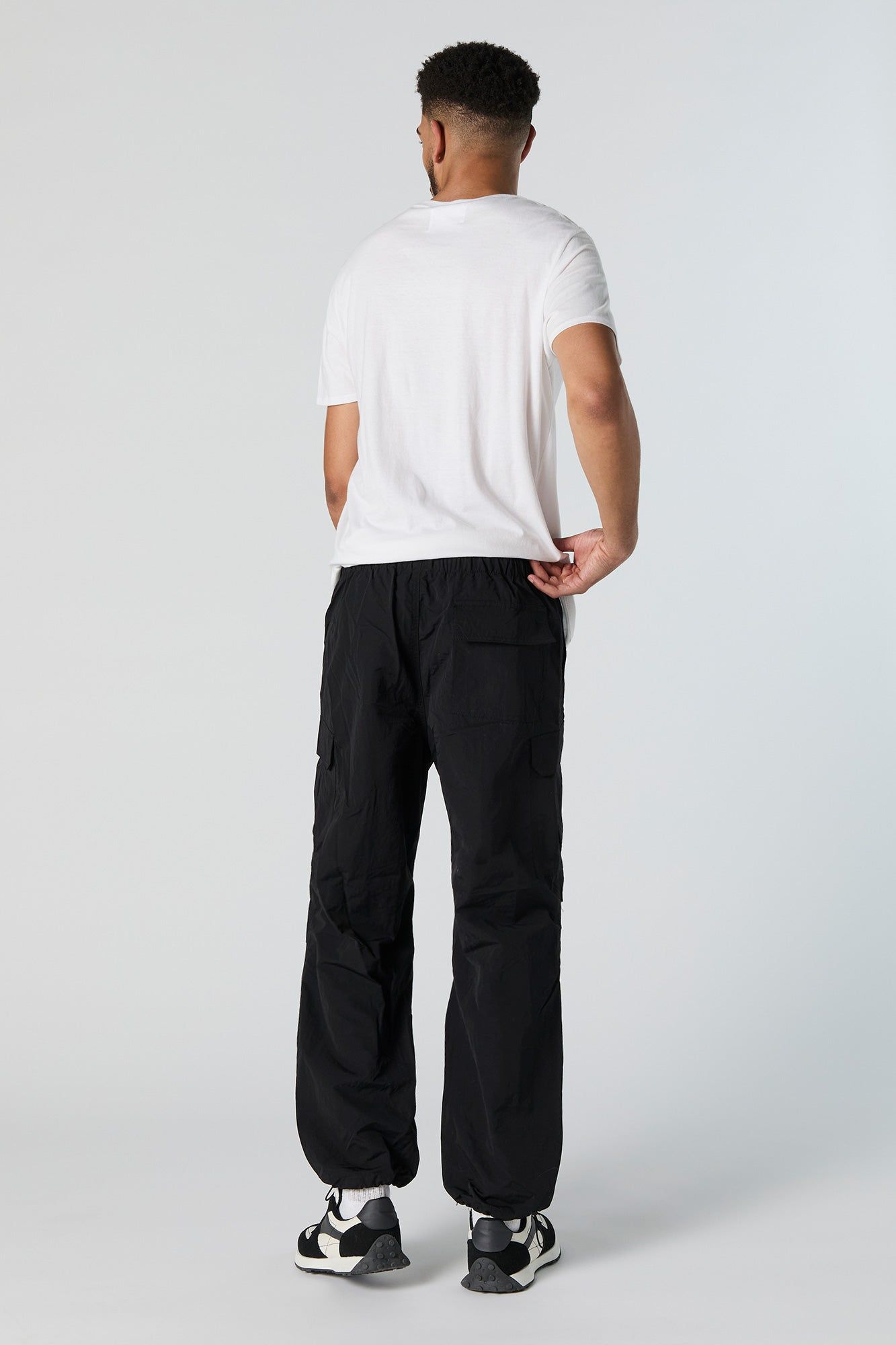Pantalon parachute cargo en nylon sold by Urban Planet product image thumbnail 3