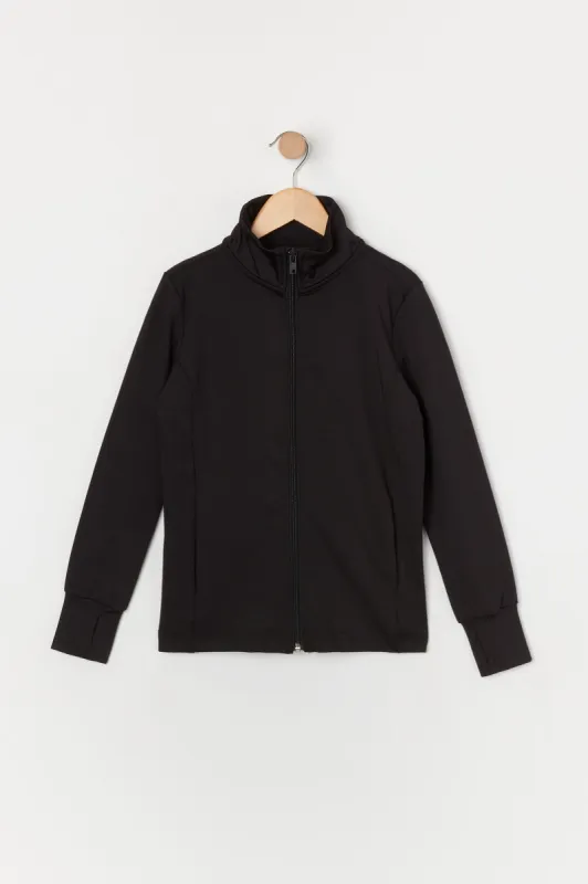 Girls Active Zip-Up Jacket sold by Urban Planet