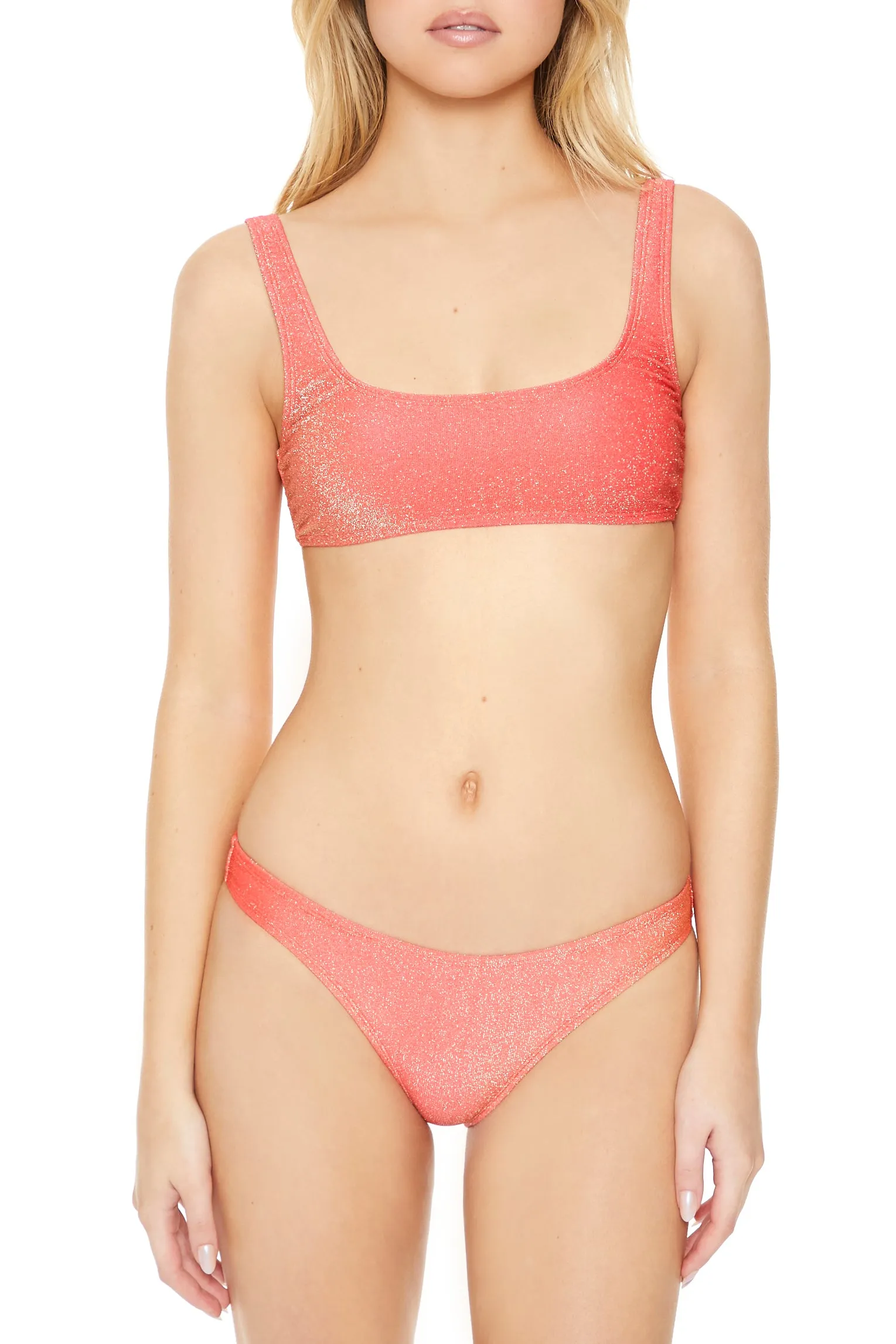 Glitter Knit Scoop Neck Bikini Top sold by Urban Planet product image thumbnail 5