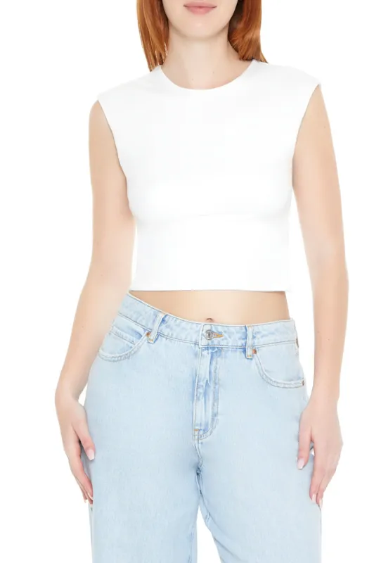 Contour Cut-Out Crop Top sold by Urban Planet