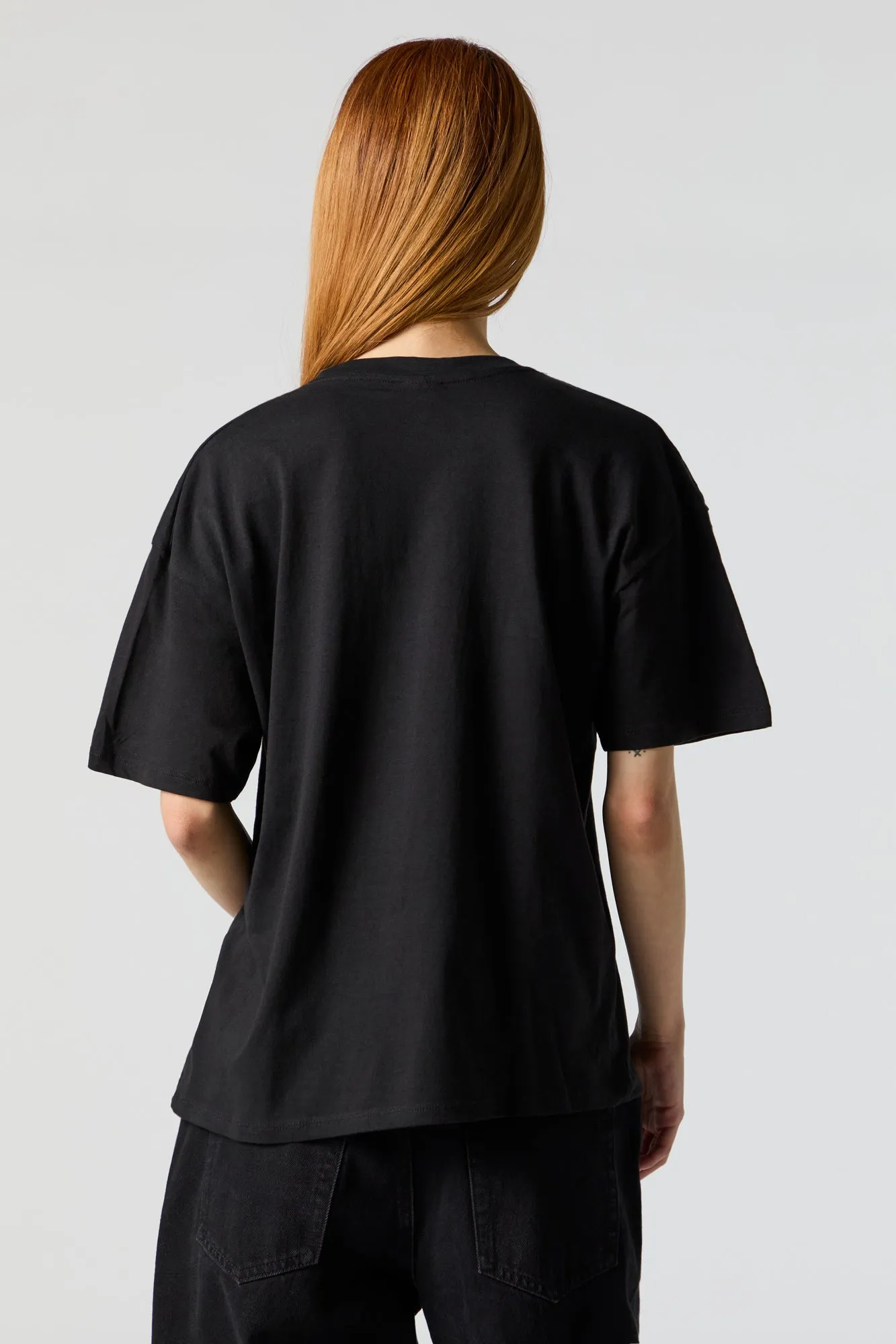 Alice In Wonderland Graphic Boyfriend T-Shirt sold by Urban Planet product image thumbnail 4