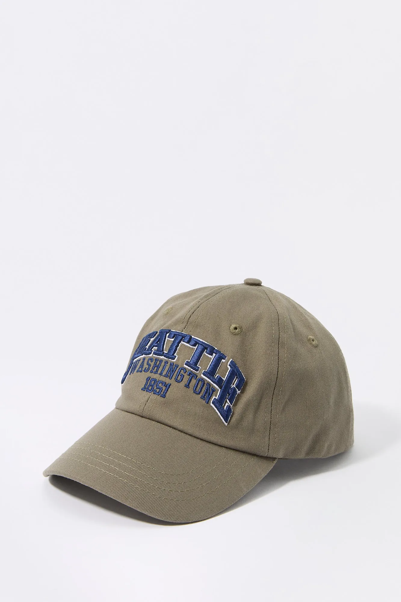 Seattle Embroidered Baseball Hat sold by Urban Planet product image thumbnail 2