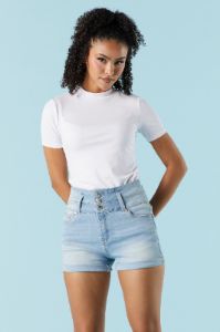 Short Ibiza en denim délavé pâle sold by Urban Planet