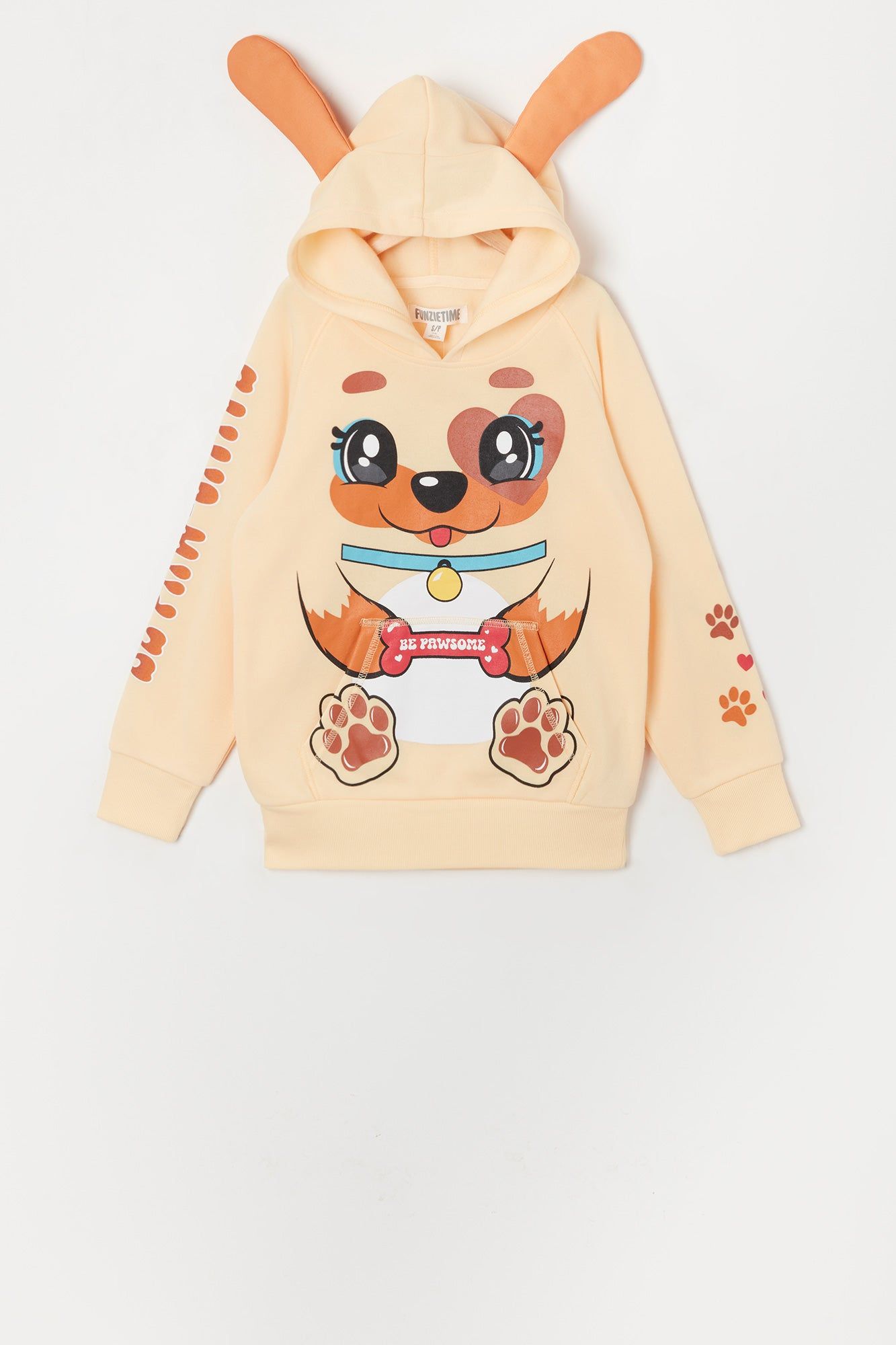 Girls Brown Dog Character Hoodie sold by Urban Planet