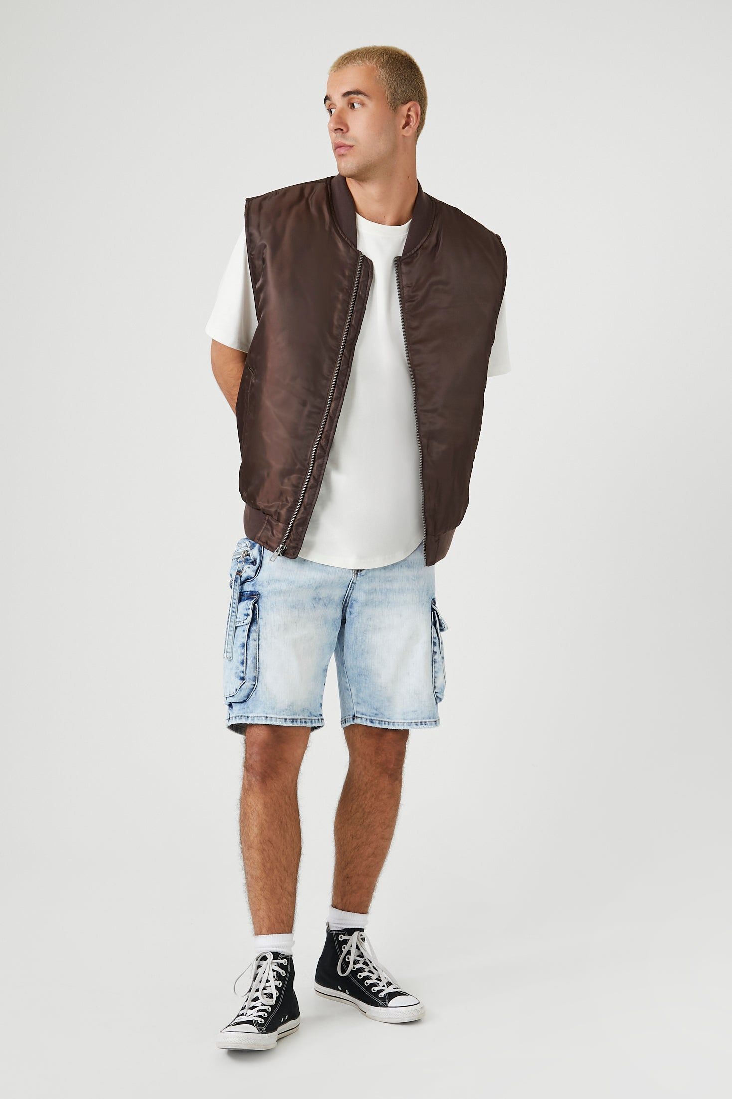 Zip Up Vest sold by Urban Planet product image thumbnail 3
