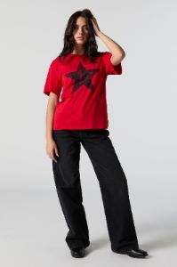 Distressed Star Graphic T-Shirt sold by Urban Planet