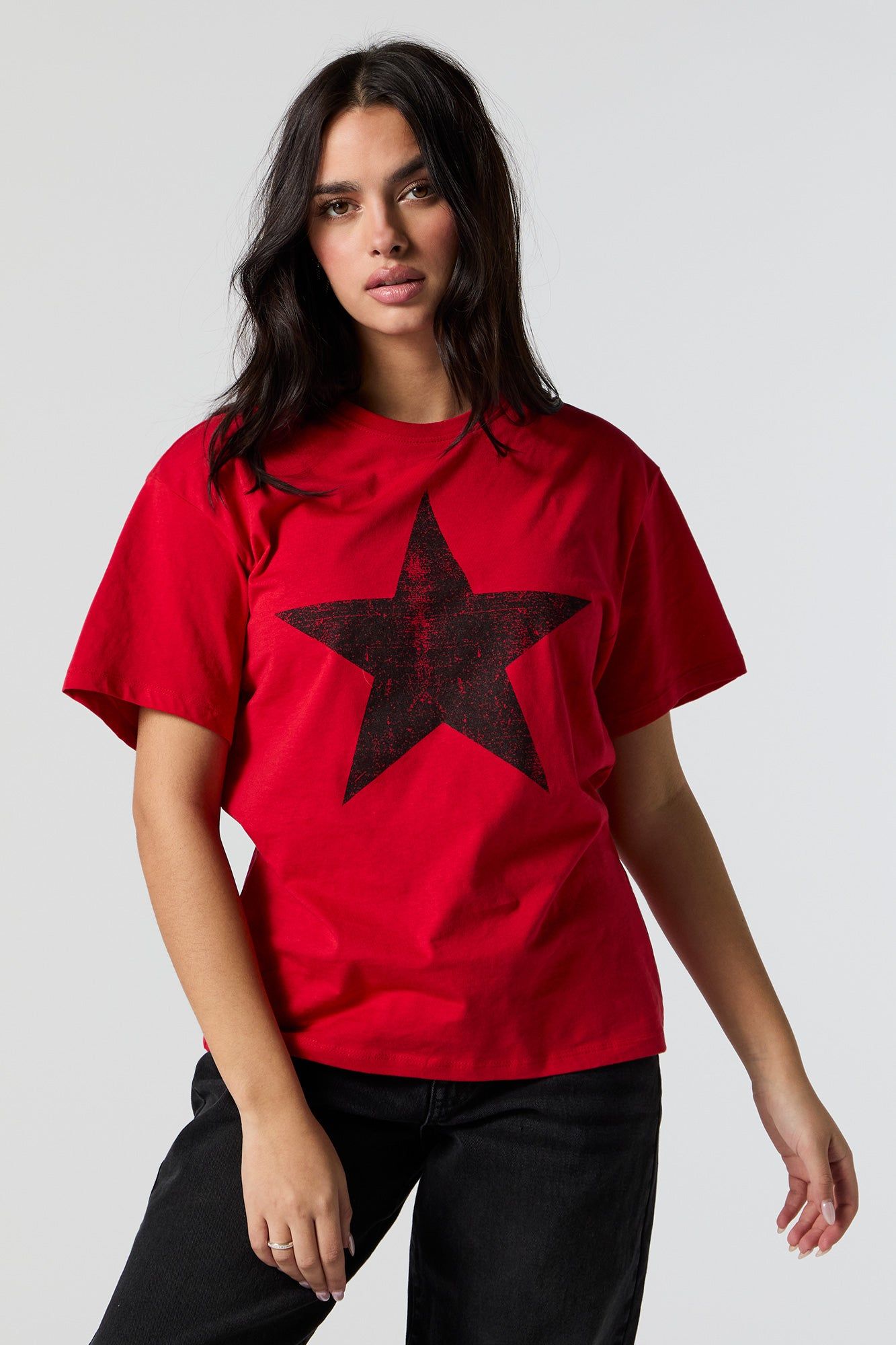 Distressed Star Graphic T-Shirt sold by Urban Planet product image thumbnail 2