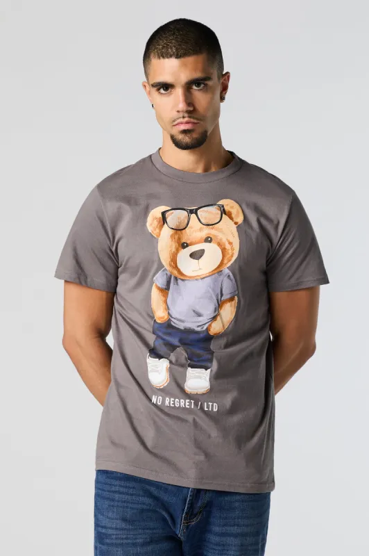 No Regret Teddy Graphic T-Shirt sold by Urban Planet