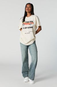 1975 Jeep Cherokee Graphic Boyfriend T-Shirt sold by Urban Planet
