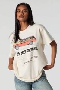1975 Jeep Cherokee Graphic Boyfriend T-Shirt sold by Urban Planet