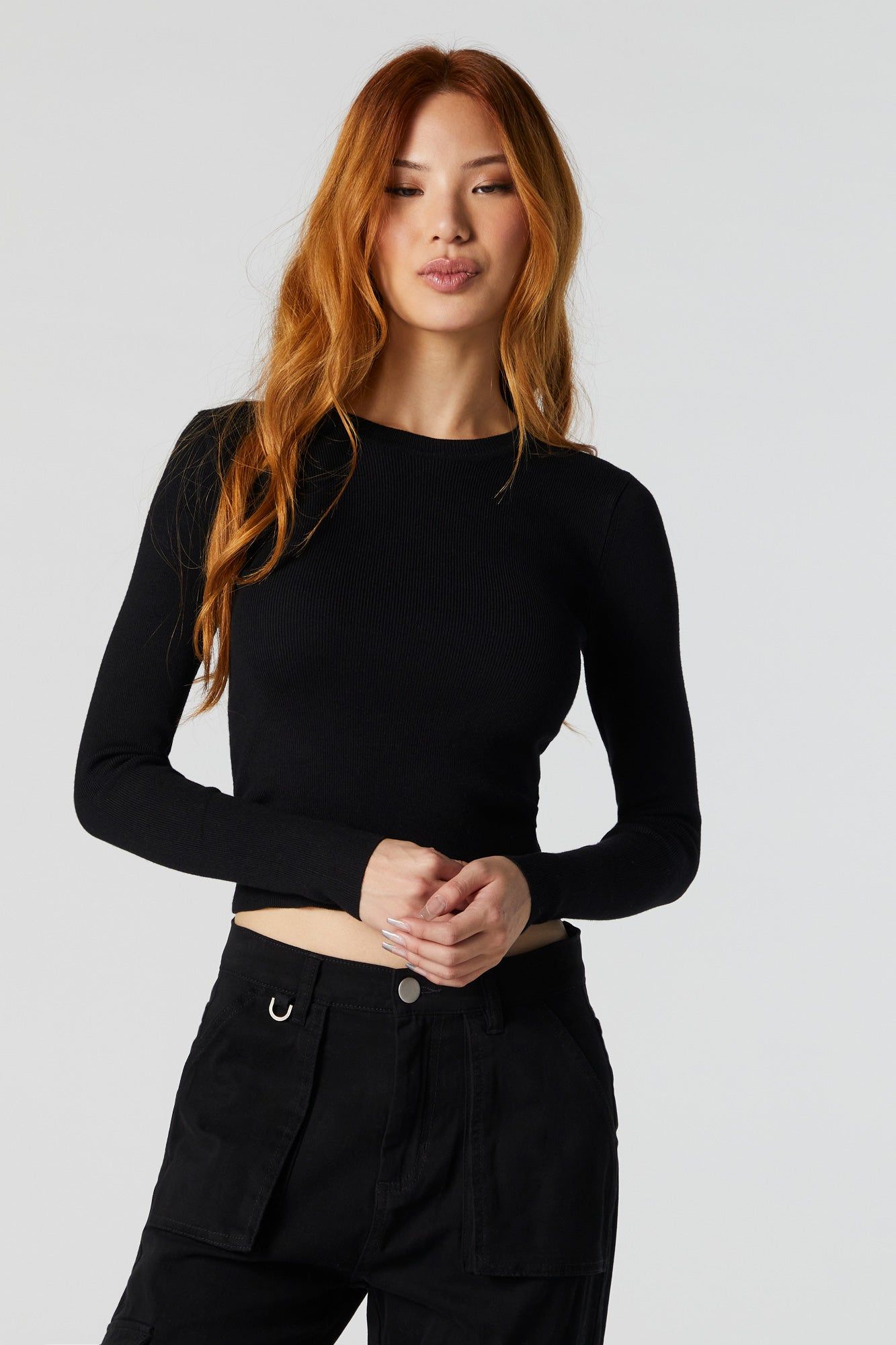 Ribbed Striped Long Sleeve Top sold by Urban Planet product image thumbnail 4