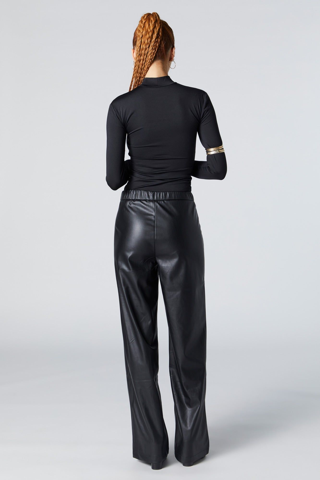 Faux Leather Wide Leg Pant sold by Urban Planet product image thumbnail 3