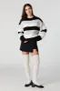 Wide Striped Ribbed Knit Sweater sold by Urban Planet