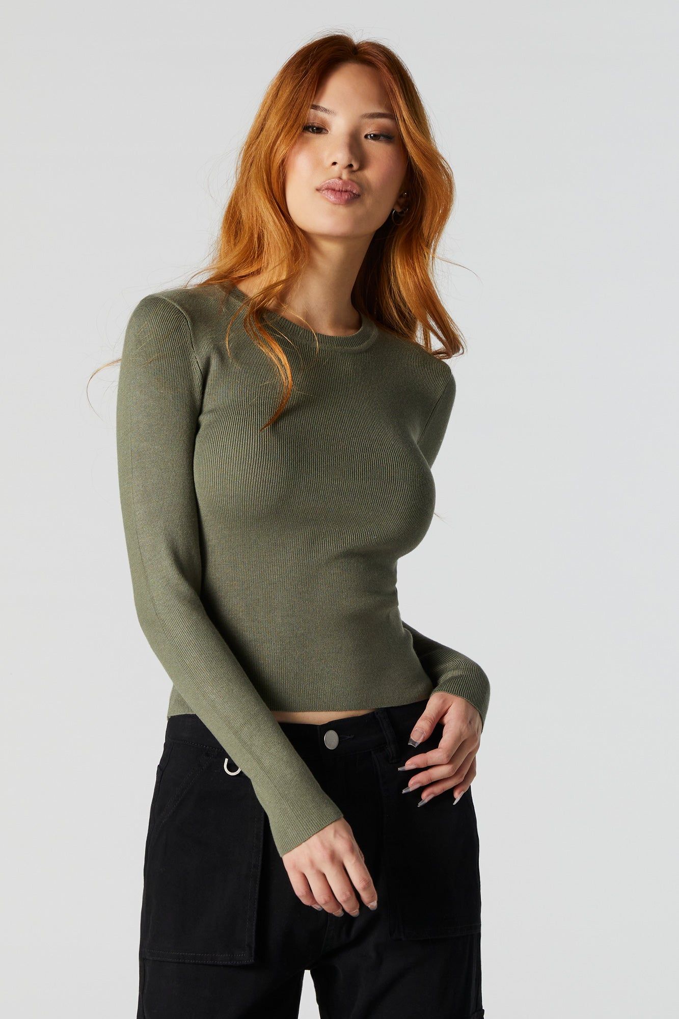 Ribbed Striped Long Sleeve Top sold by Urban Planet product image thumbnail 7