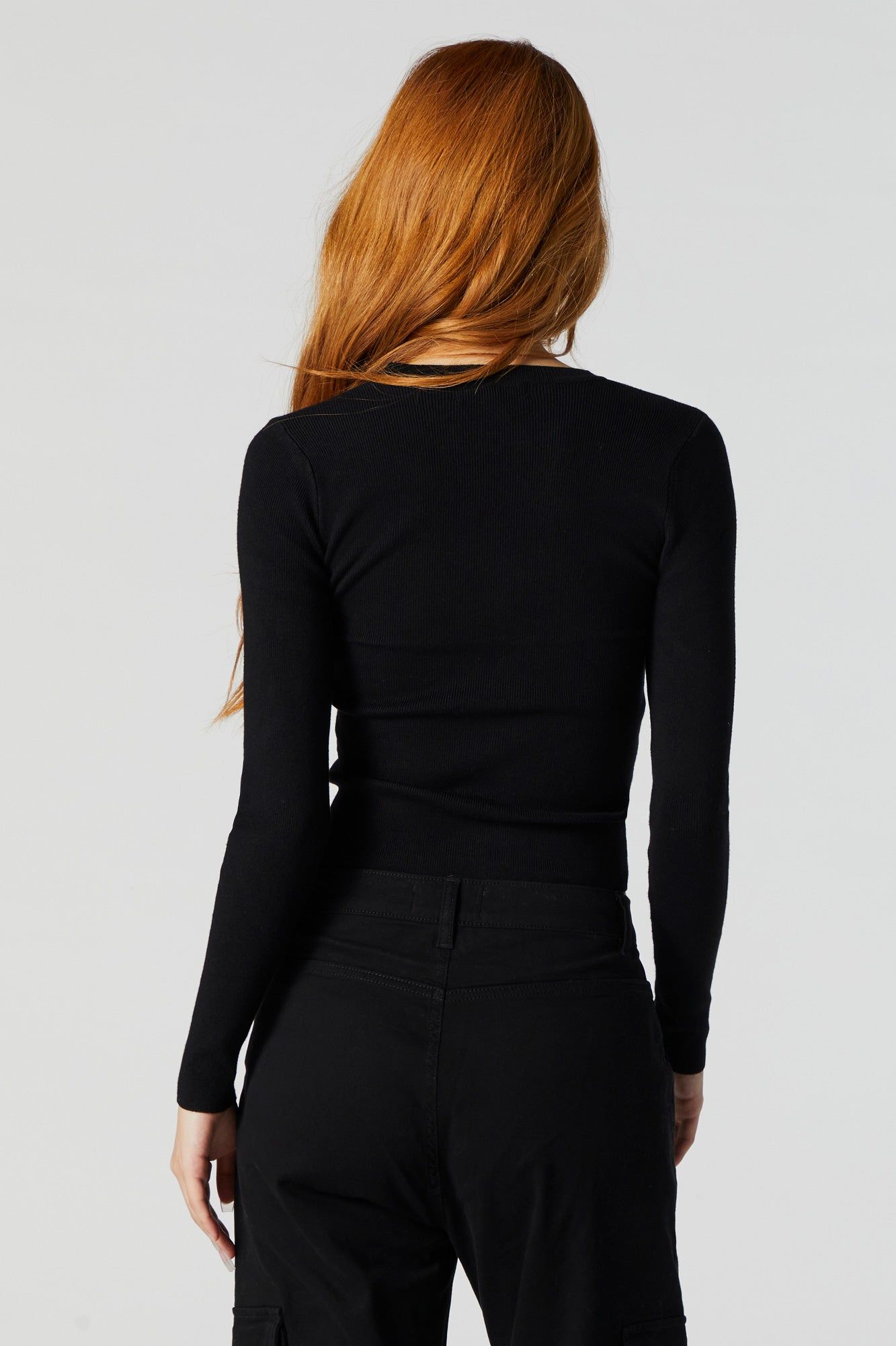 Ribbed Striped Long Sleeve Top sold by Urban Planet product image thumbnail 5