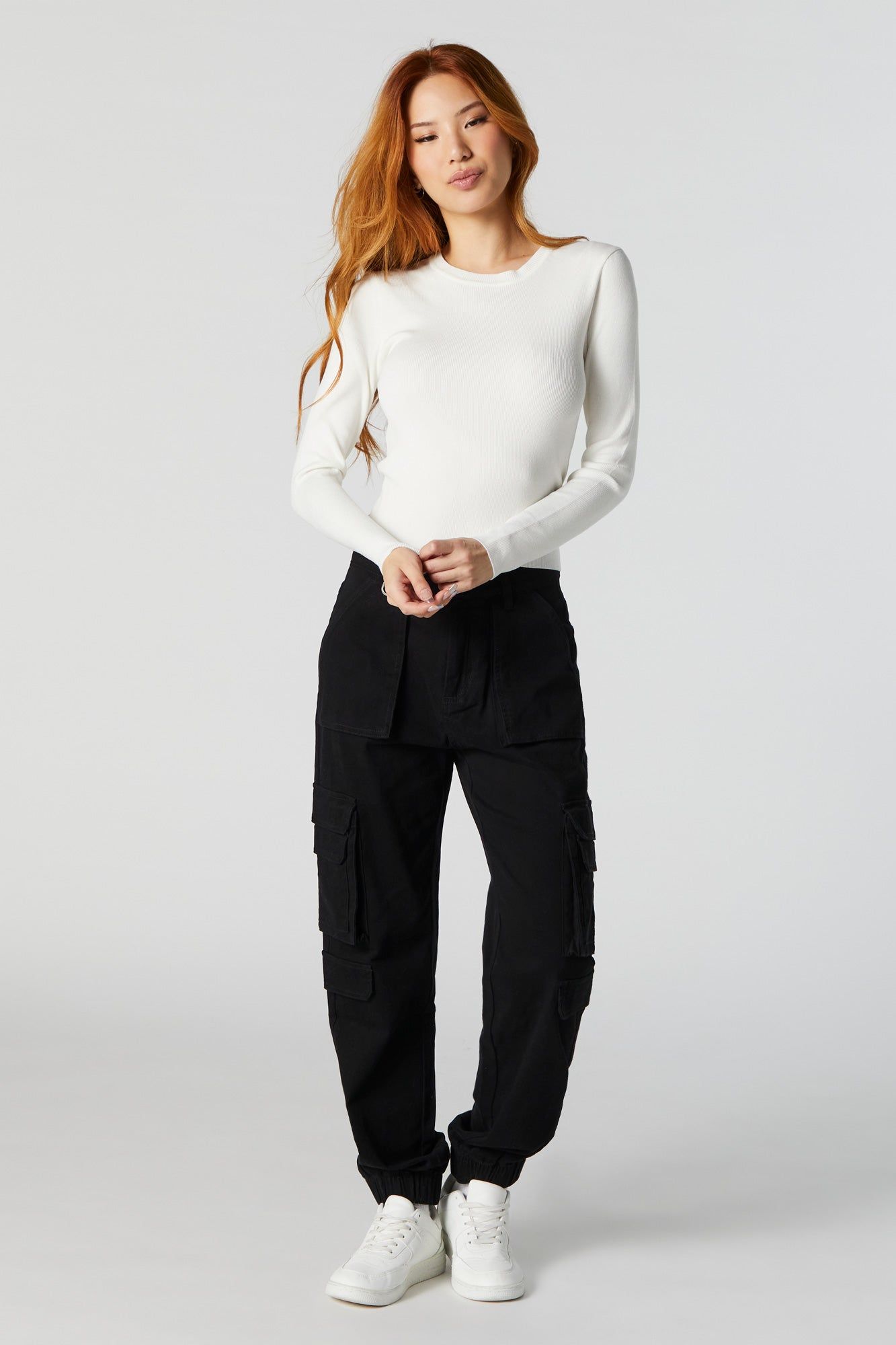 Ribbed Striped Long Sleeve Top sold by Urban Planet product image thumbnail 12