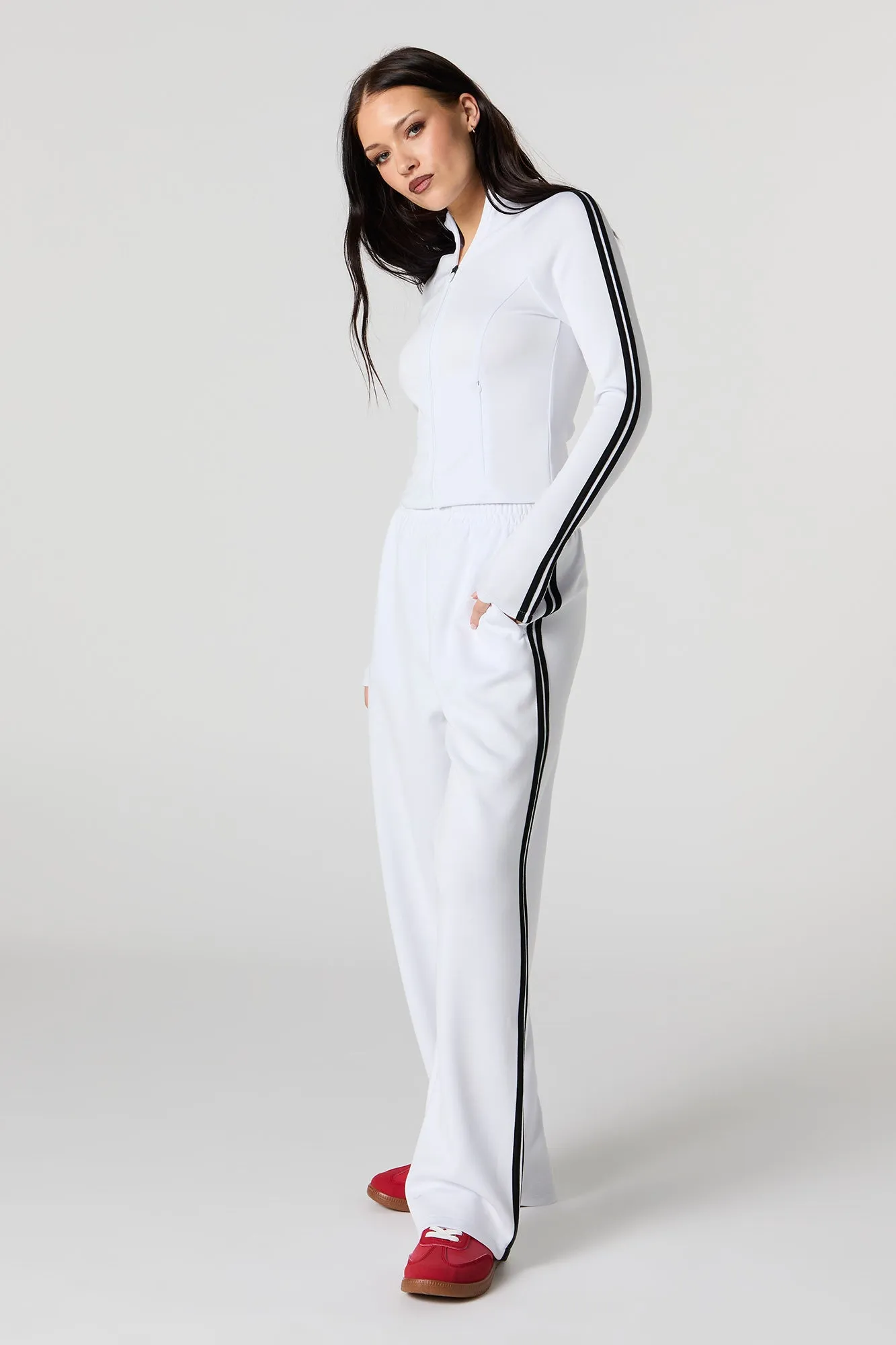 Blouson Active rayé avec fermeture à glissière sold by Urban Planet product image thumbnail 4