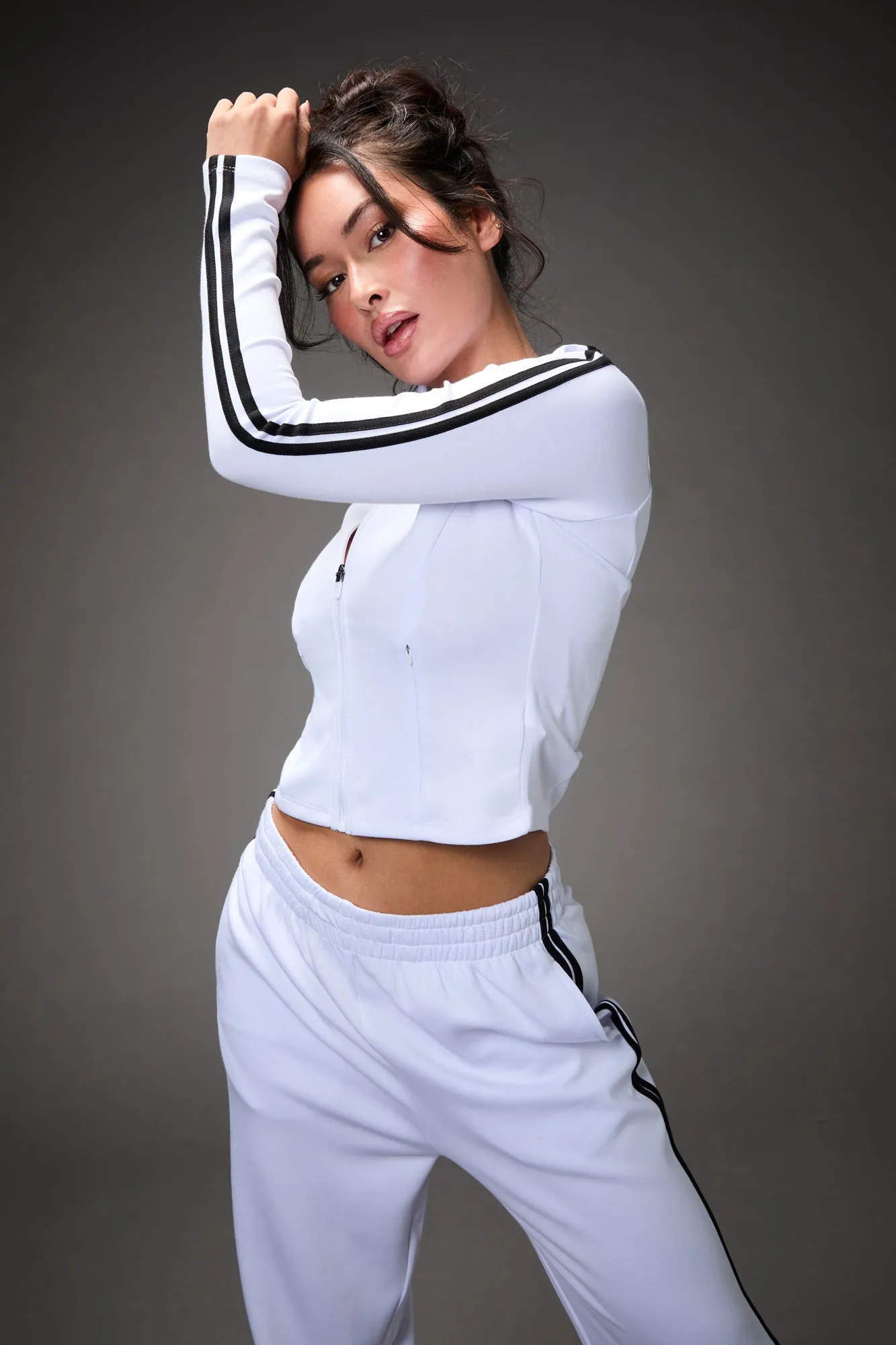 Blouson Active rayé avec fermeture à glissière sold by Urban Planet