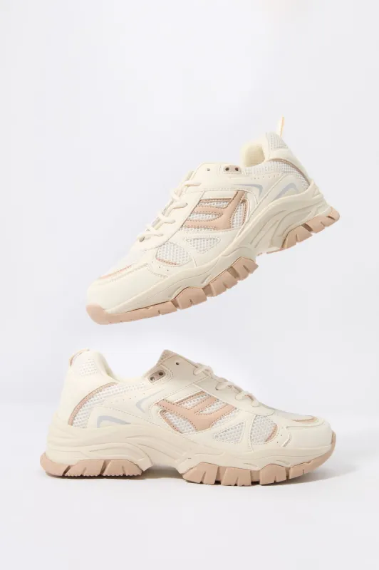 Colourblock Mesh Chunky Running Shoe sold by Urban Planet